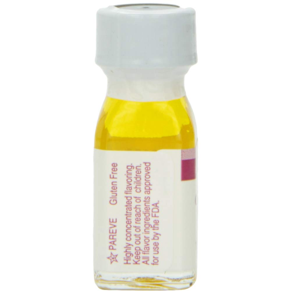 LorAnn Oils Super Strength Flavoring - Natural Orange Oil for Candy Making, Baking, Hard Candy & DIY Treats - 4X Stronger Than Extracts - Pack of 2 (0.125 fl oz) - Perfect for Homemade Desserts, Beverages & Gourmet Cooking