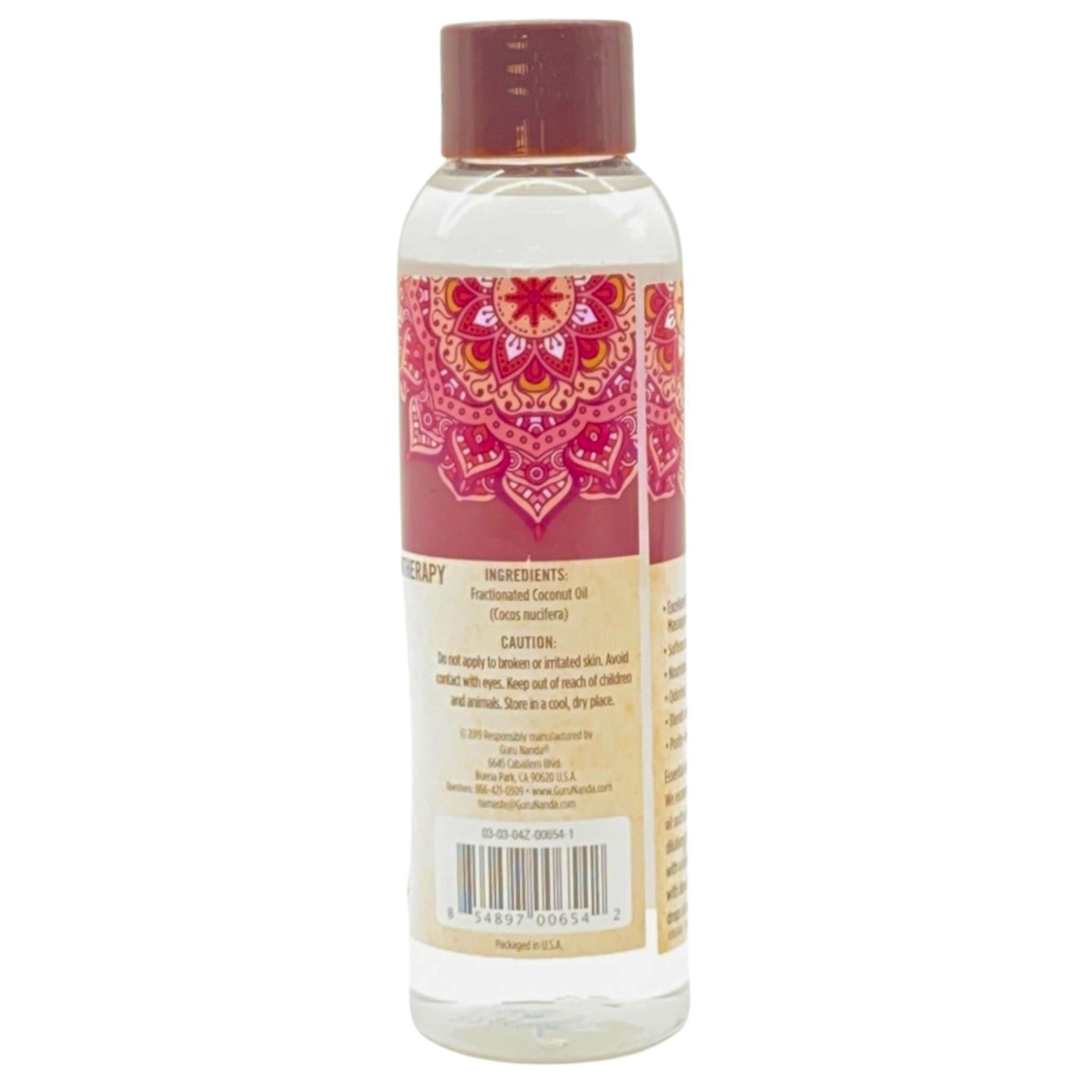 GuruNanda Fractionated Coconut Oil MCT - 100% Pure Carrier Oil for Aromatherapy, Massage & Skin Care - 4oz Bottle (Pack of 50) - Perfect for Essential Oil Blending, Hair Treatment & DIY Beauty Products