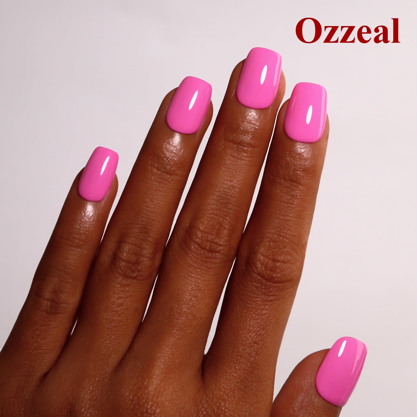 Bright Pink Nail Gel Polish - 0.5 Fl Oz Soak Off LED/UV Gel for Spring & Summer Manicures | DIY Salon Quality Gel Polish for Nail Art & Starter Kits | Perfect for Home Manicures, Nail Salons & Gift Giving
