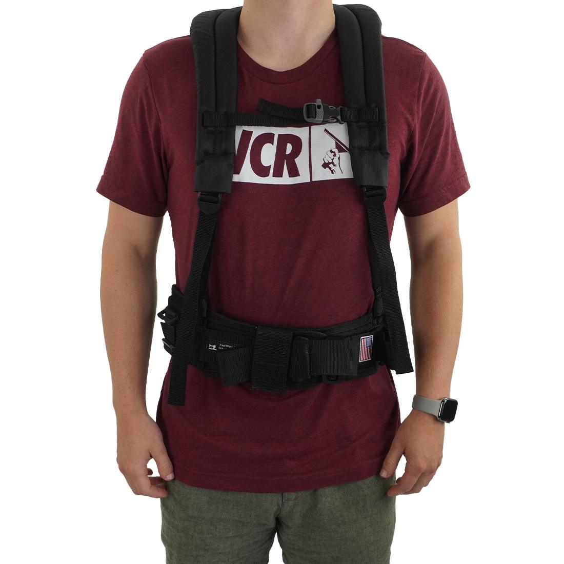 Fast Water Padded Work Belt System - Comfortable Hydration Belt for Running, Hiking & Outdoor Activities | Hands-Free Water Bottle Holder for Athletes