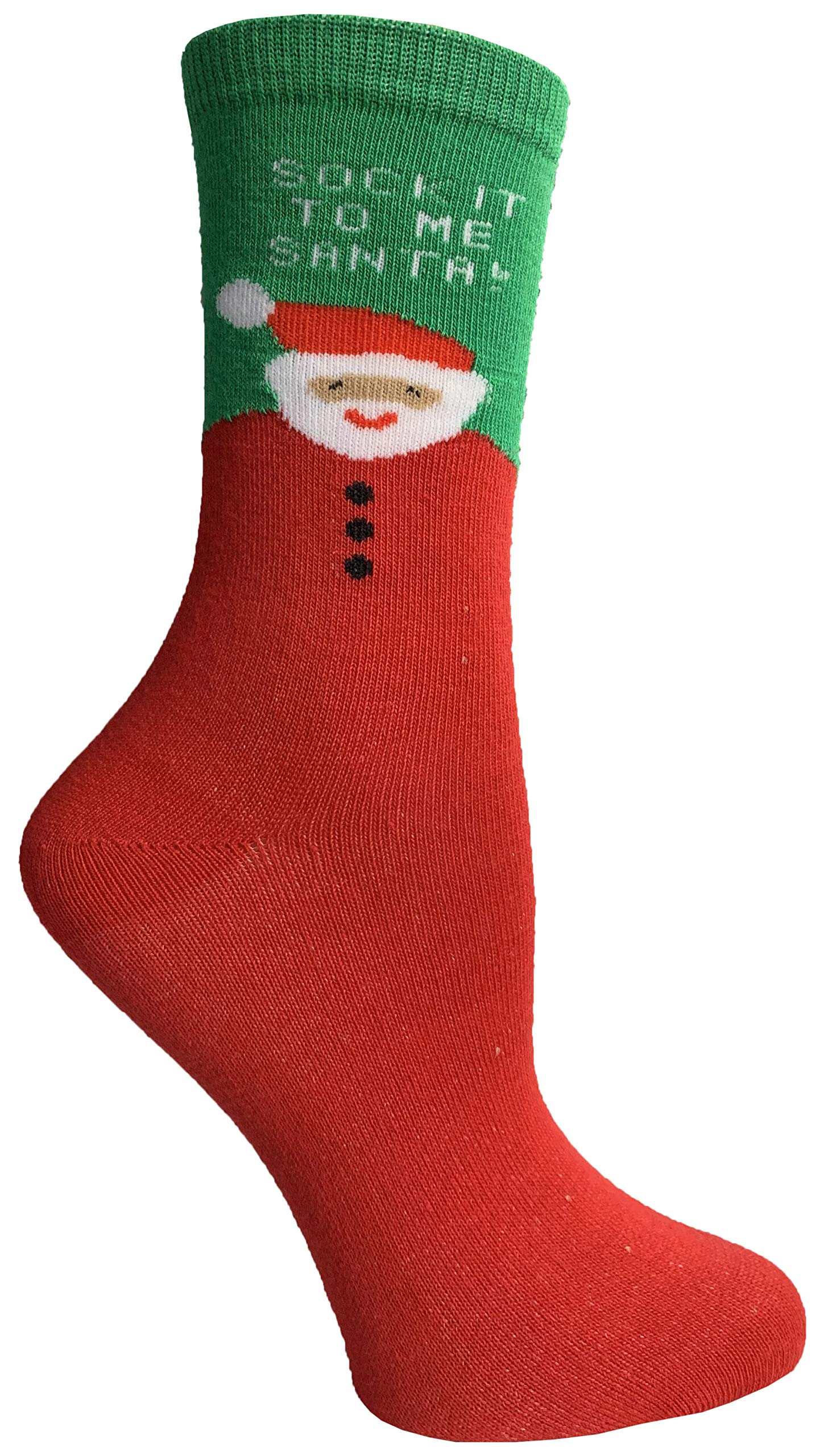 Yacht & Smith Women's Christmas Socks - Fun Holiday Novelty Crew Socks with Festive Colors - Perfect for Christmas Gifts, Office Parties & Cozy Winter Evenings
