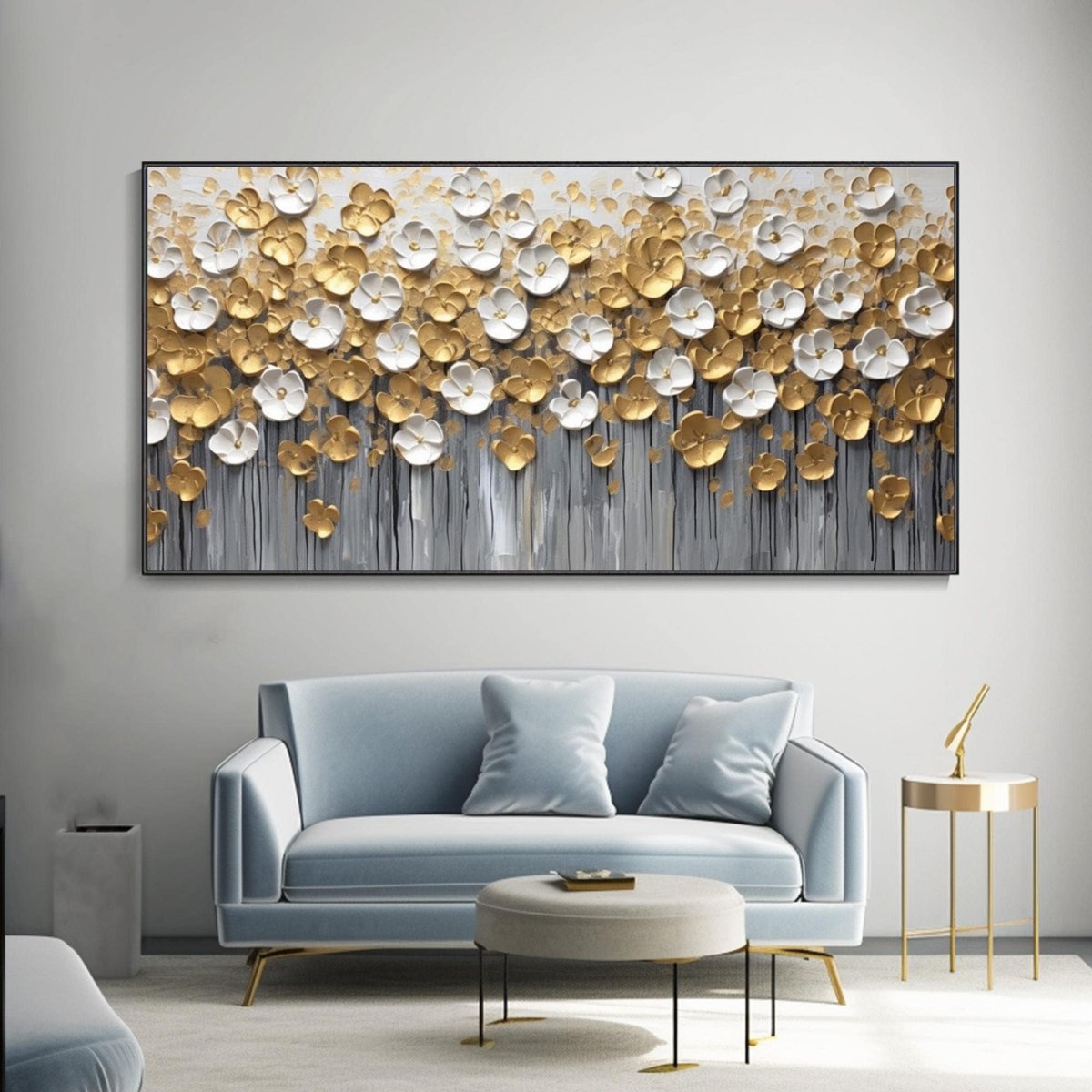 Golden Bloom - Premium Quality Floral Decor for Home & Wedding | Elegant Centerpieces & Event Styling