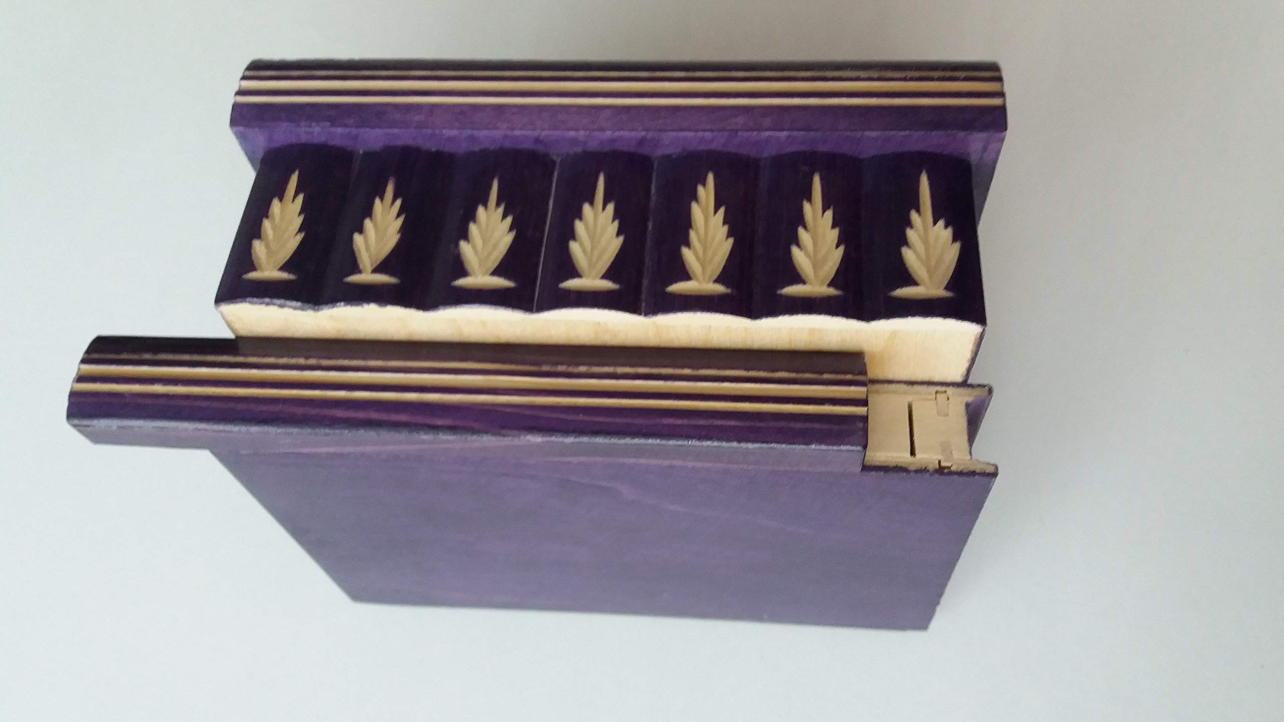 Handmade Wooden Puzzle Box - Magic Secret Jewelry Storage Box with Intricate Carvings | Perfect for Treasure Hunts, Gift Giving & Home Decor