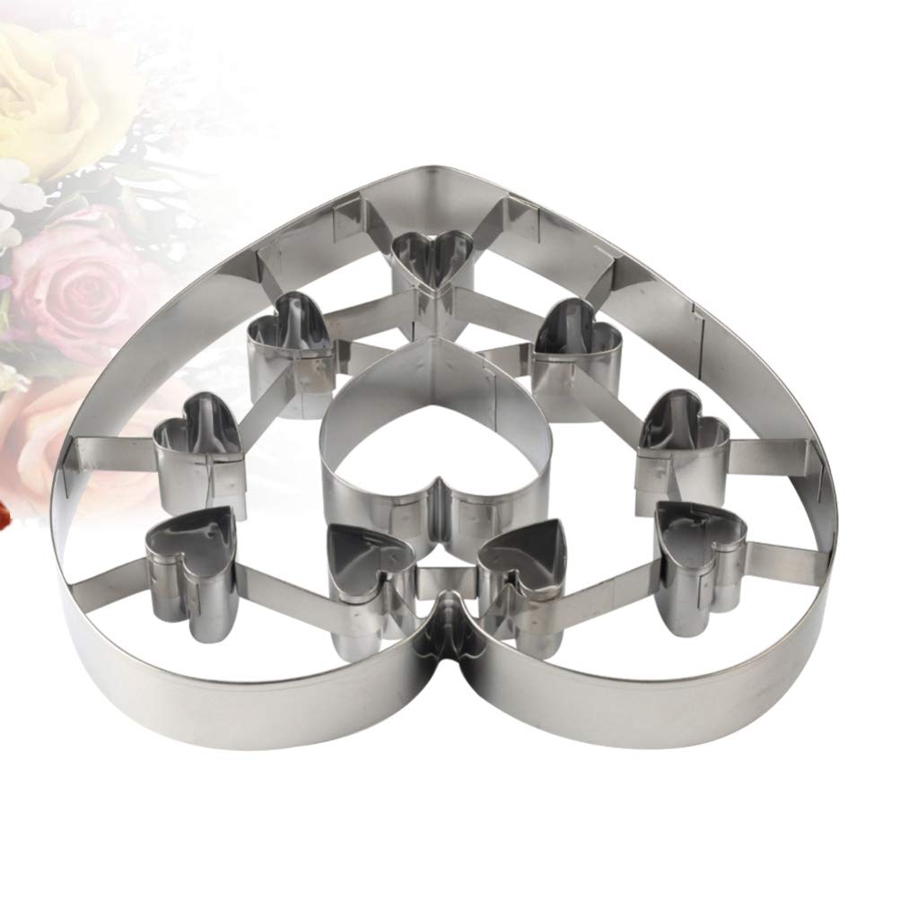 Valentine's Day Gummy & Cookie Molds Set - Heart-Shaped Baking Molds for Cakes, Biscuits, Chocolate & Pudding - Perfect for Valentine's Baking, DIY Desserts & Romantic Gift Making