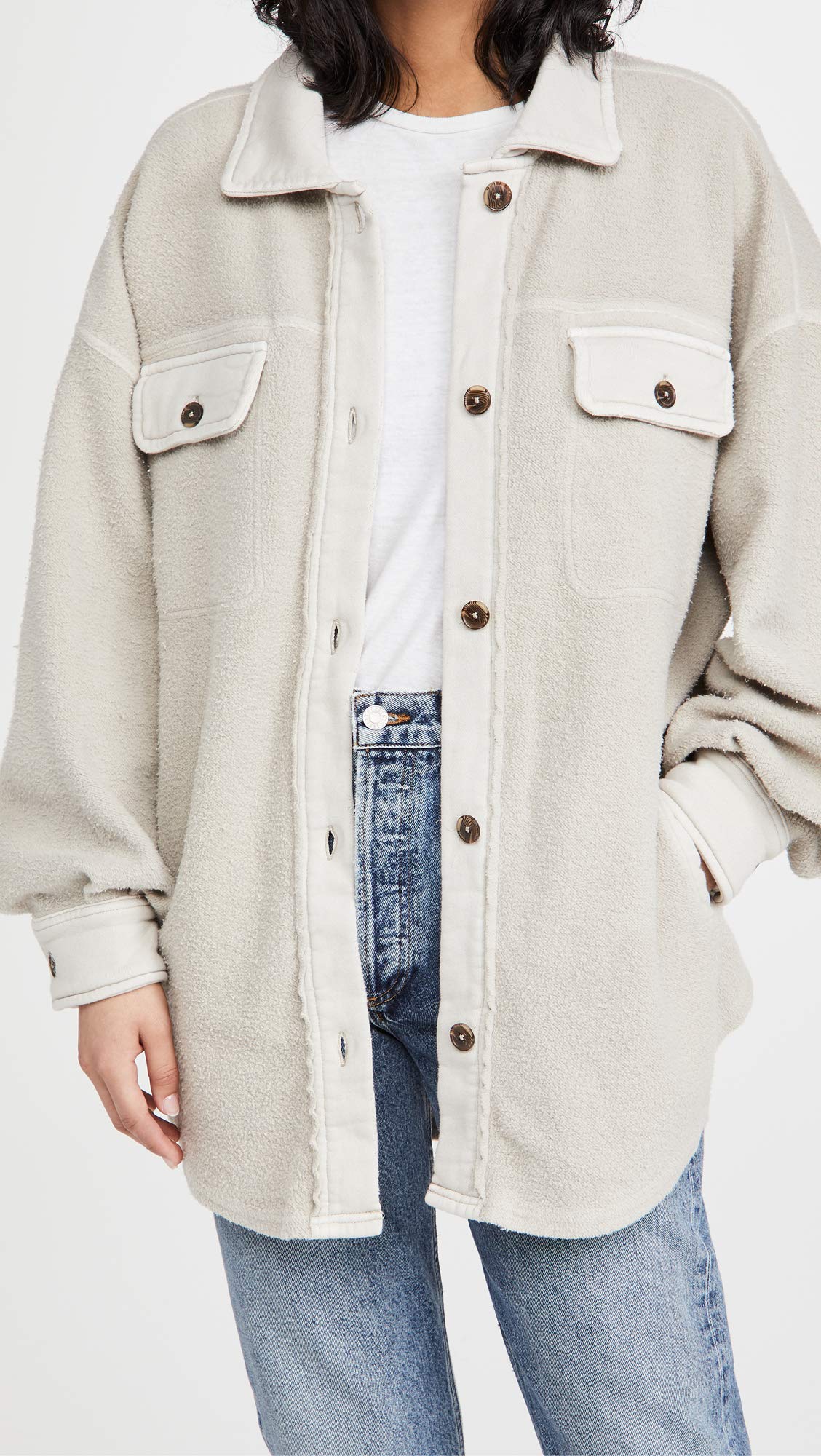 Free People Women's Ruby Jacket - Stylish Lightweight Outerwear for Spring & Fall | Perfect for Casual Outings, Travel & Layering