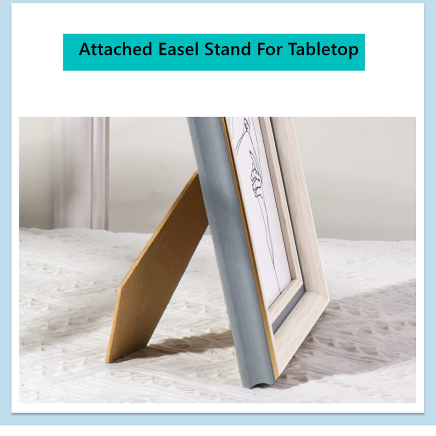 Custom Photo Frames - Personalized Picture Frames with Your Photos - Unique Wall Art & Thoughtful Gift for Girlfriend, Wife, or Family - Tabletop Display for Home, Office Decor - Free Photo Printing Included