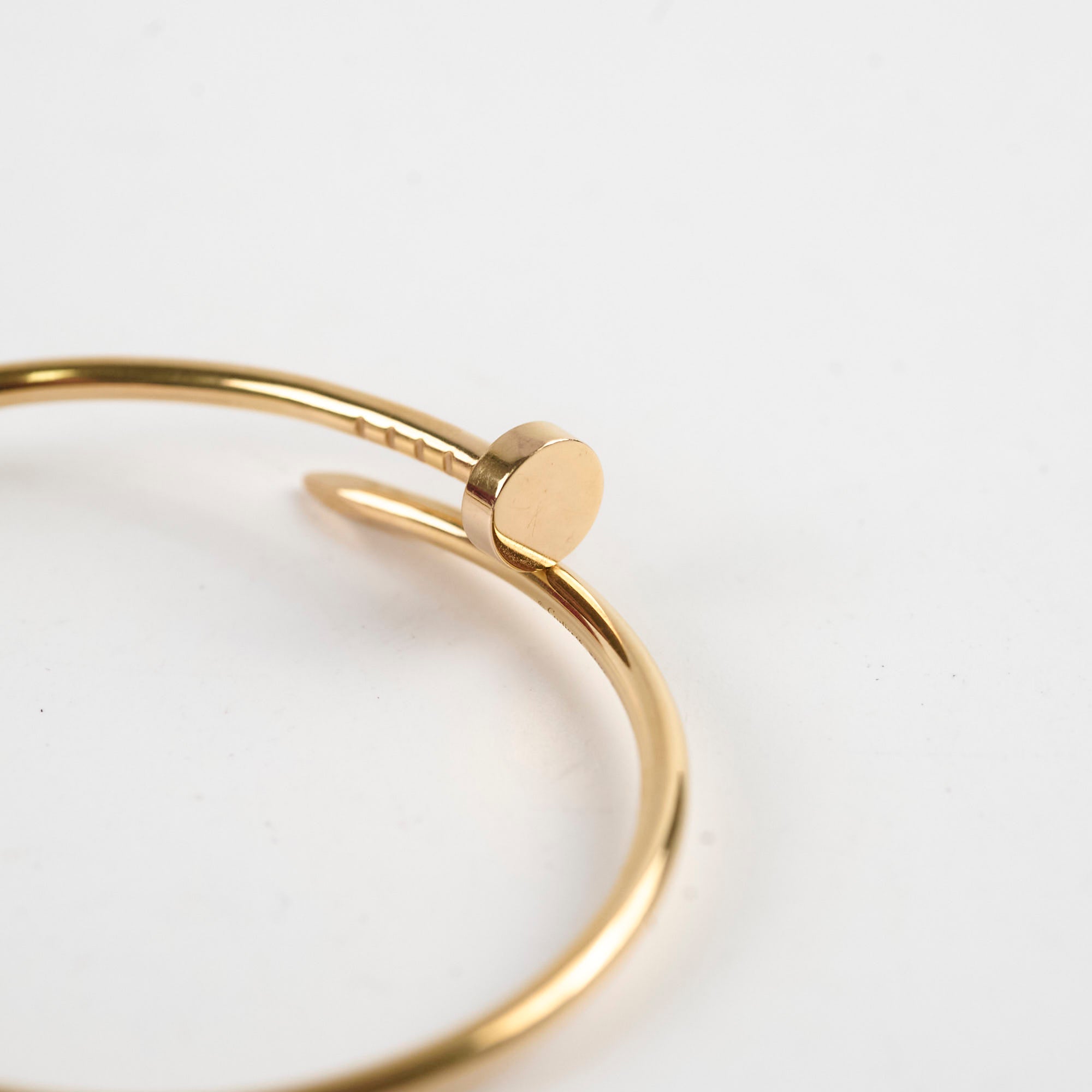 Cartier Juste Un Clou JUC Bracelet 18K Pink Gold Size 16 - Luxury Nail Bangle for Women, Perfect for Parties, Weddings & Everyday Elegance