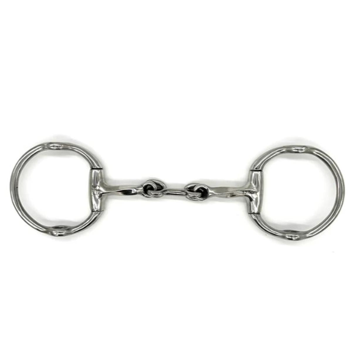 AJR Twisted Locking Dog Bone Gag Bit - Secure Horse Training Equipment for Western Riding & Dressage - Perfect for Equestrian Training and Show Events