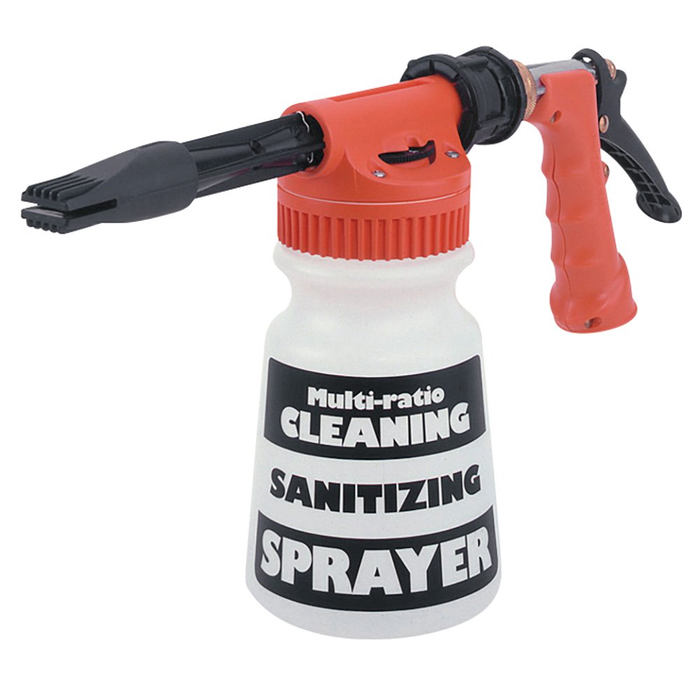 Gilmour Foamaster II Multi-Ratio Cleaning Spray Gun 1609706073 - Heavy Duty Pressure Sprayer for Car Washing, Deck Cleaning, and Garden Use