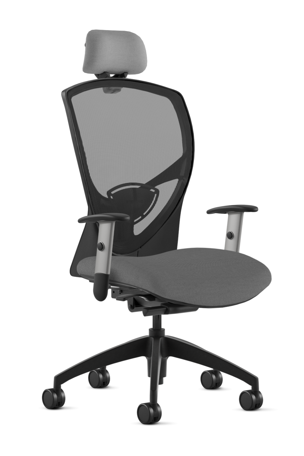 9 to 5 Theory 2180 High Back Ergonomic Office Chair with Adjustable Headrest & Seat Slider - Comfortable Task Chair for Long Hours Computer Work, Home Office & Gaming Setup
