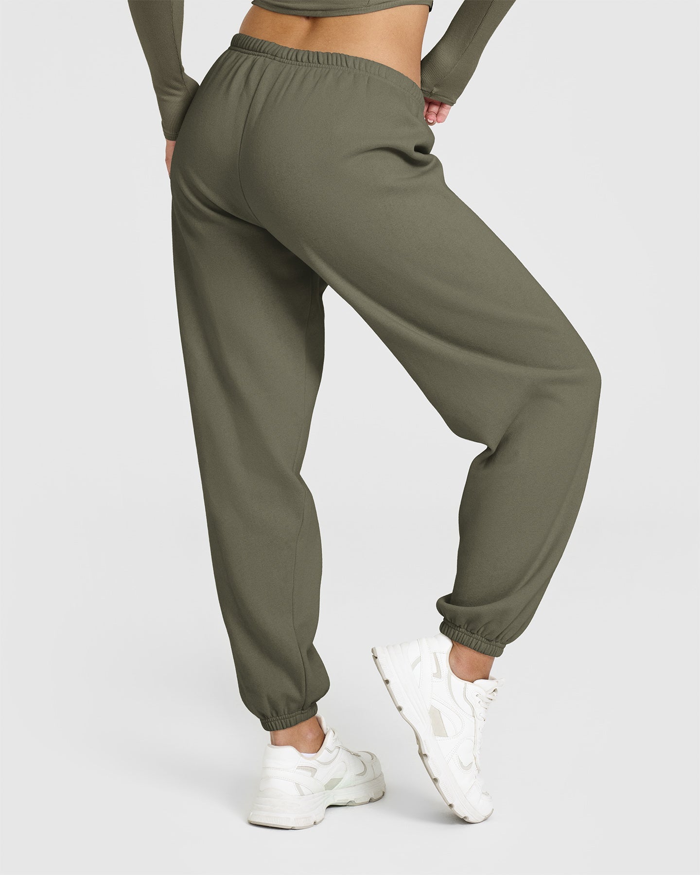 Premium Mid-Weight Jogger Pants for Men & Women - Comfortable Alpine Green Casual Sweatpants for Running, Lounge & Everyday Wear