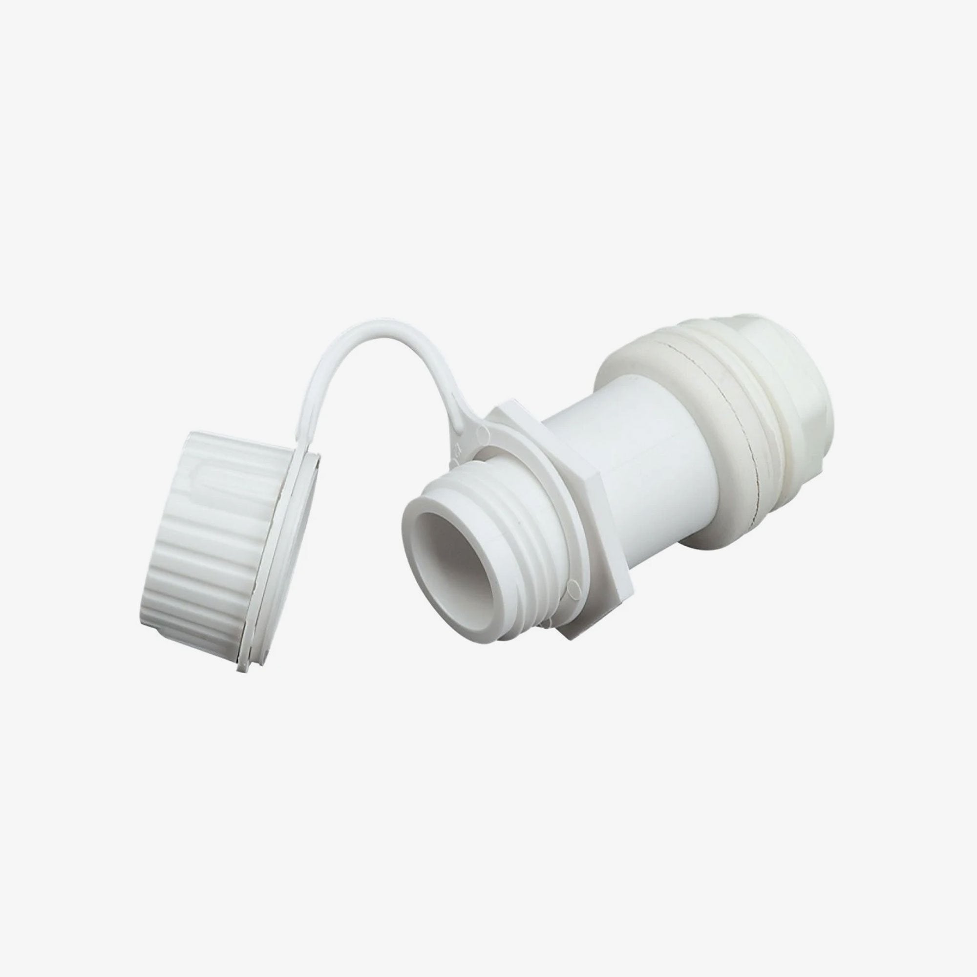 Stainless Steel Threaded Drain Plug Assembly with Plastic Tethered Cap - Oil Pan, Transmission & Differential Fluid Change Tool for Automotive Maintenance