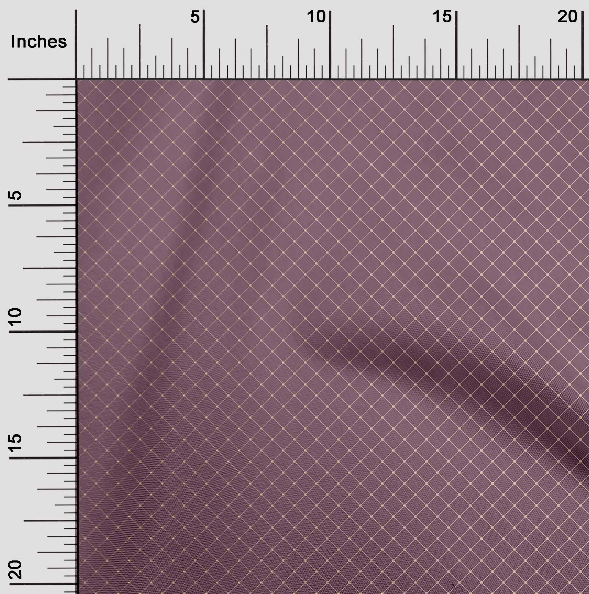 oneOone Polyester Spandex Pink Geometric Print Fabric by The Yard - 56 Inch Wide Dress Material for DIY Fashion, Home Decor & Craft Projects