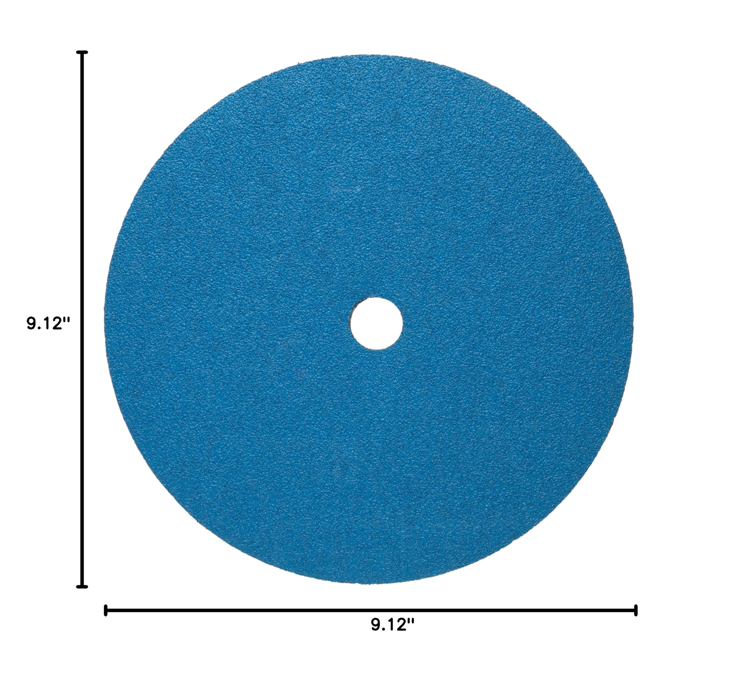 Norton BlueFire F826P Zirconia Alumina Abrasive Disc - 9-1/8