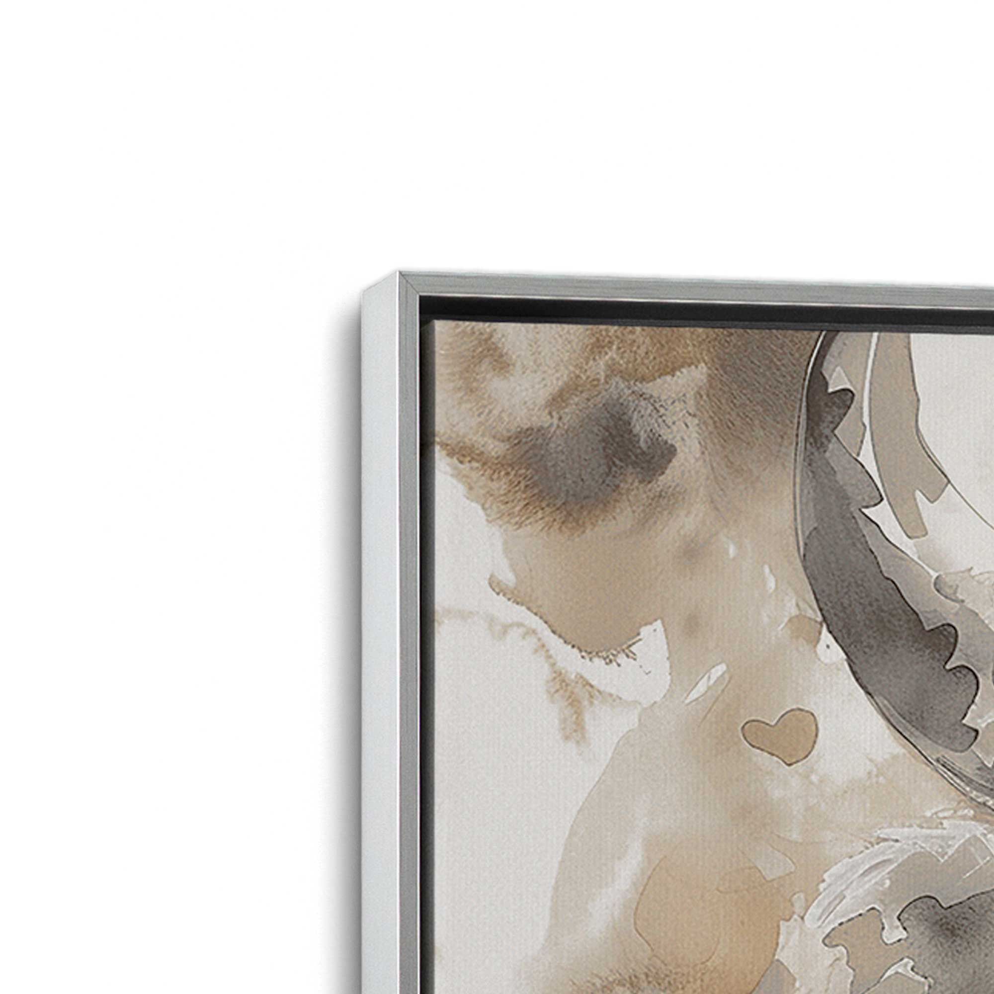 Abstract Buffalo Wall Art - Set of 2 Canvas Prints for Modern Home & Office Decor | Western Theme Living Room, Ranch Style Bedroom