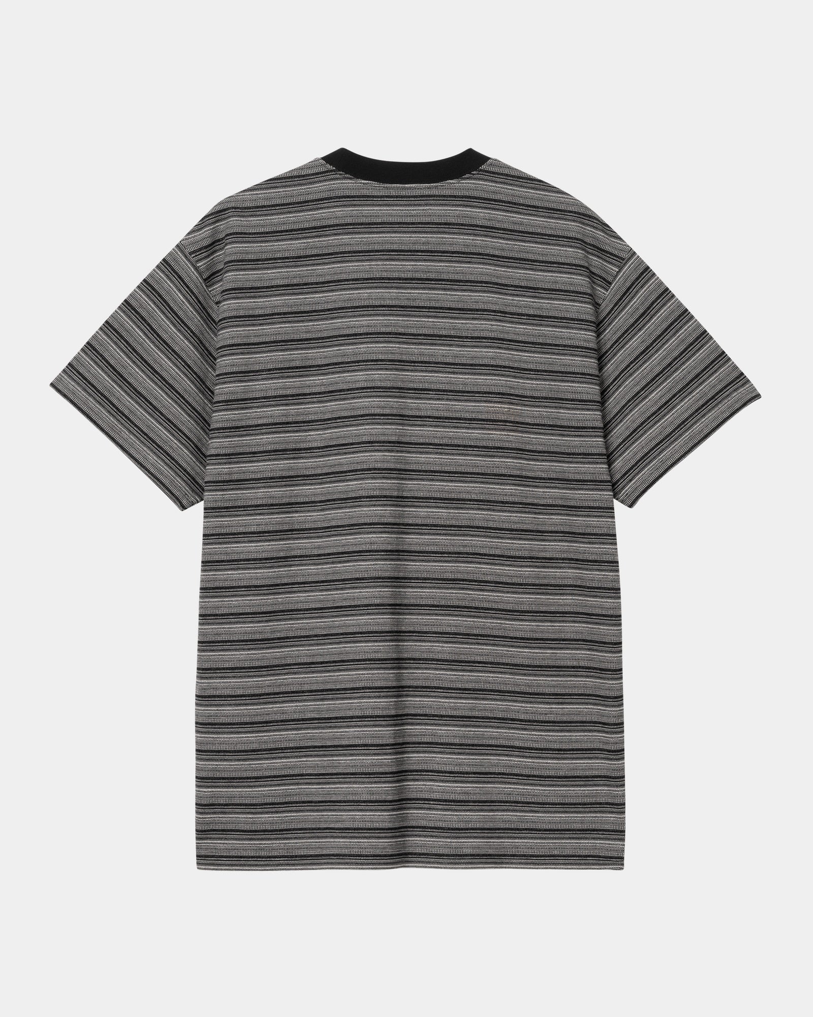 Gellar Stripe Pocket T-Shirt for Men | Black Cotton Casual Tee | Perfect for Everyday Wear, Work & Weekend Outfits