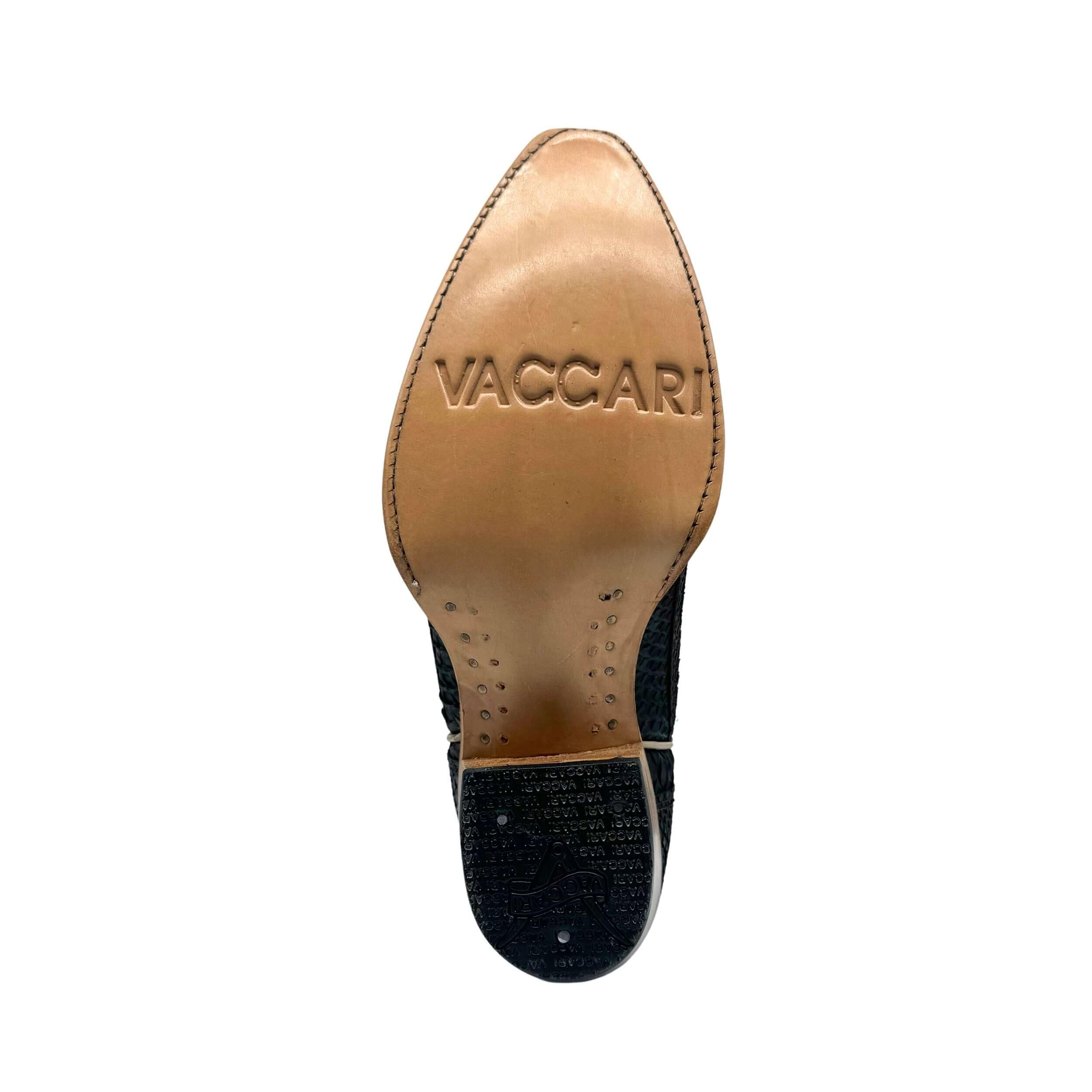 Vaccari Women's Piper Genuine Matte Chocolate Python & Studs Snip Toe Cowgirl Western Boots - Stylish & Comfortable for Country Dancing, Rodeo Events & Western Fashion