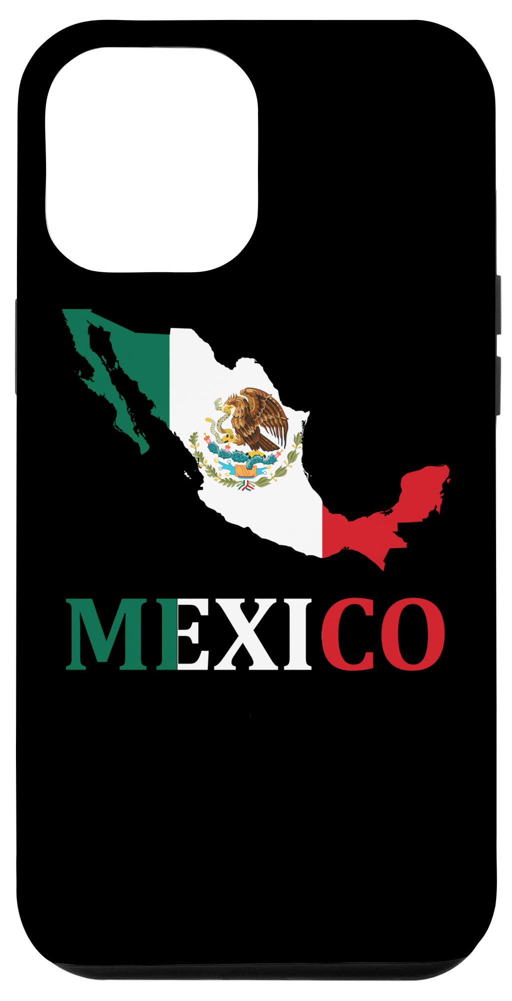 iPhone 12 Pro Max Case with Mexican Flag Design - Durable Protective Phone Cover for iPhone 12 Pro Max - Perfect for Travel, National Pride & Everyday Use