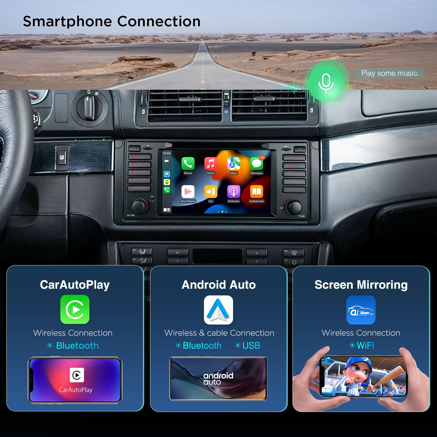 XTRONS Android 13 Car Stereo for Audi TT MK2 8J 2006-2012 | 8.8