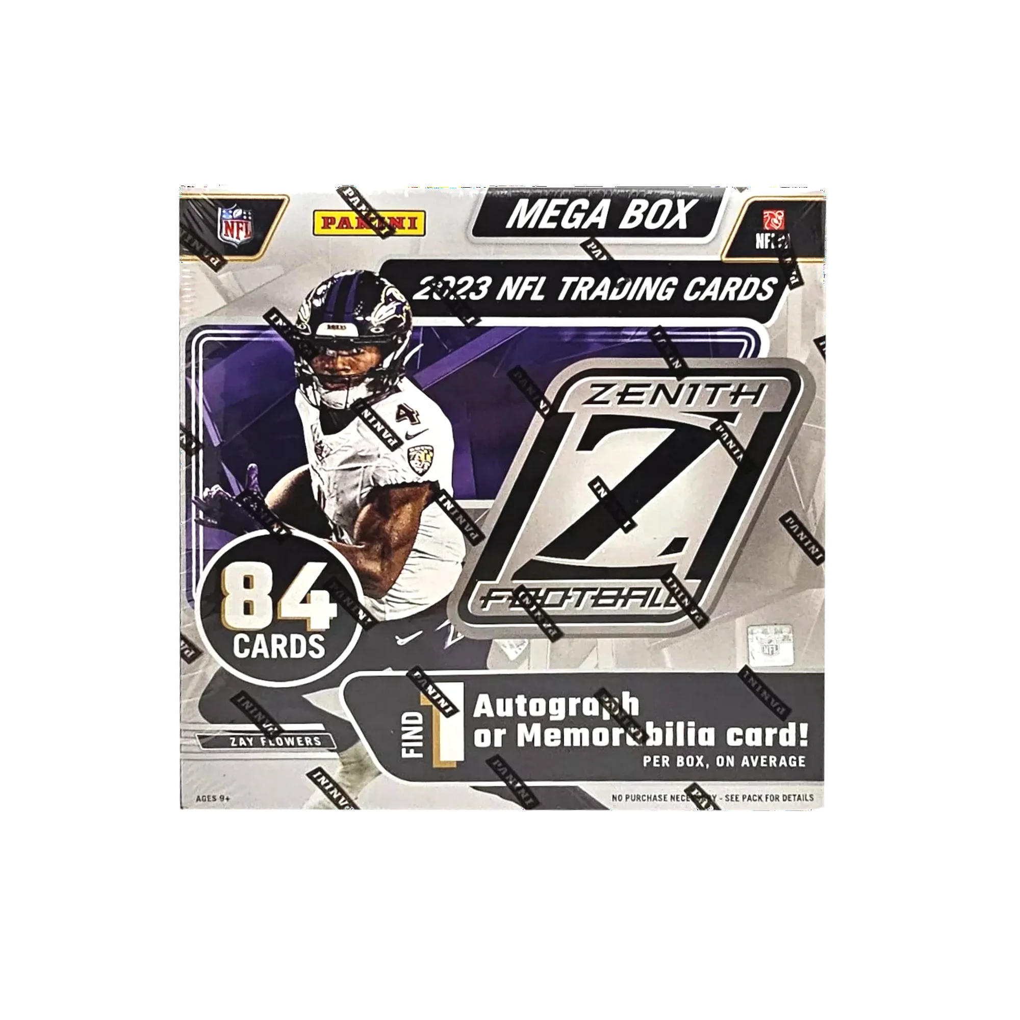 2023 Zenith Football Mega Box - Premium Trading Cards Collection for NFL Fans | Perfect for Collectors, Fantasy Leagues & Gifting