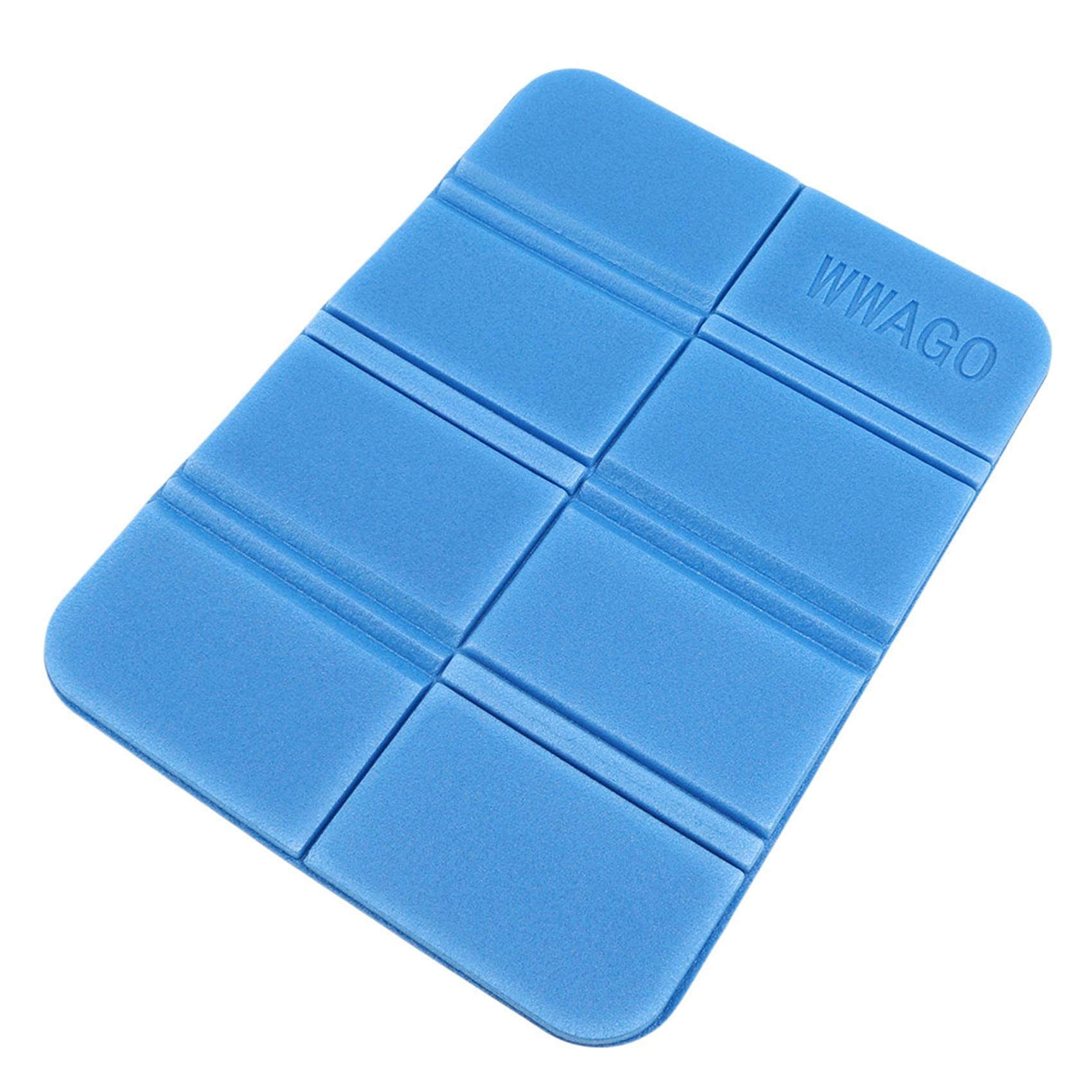 Portable Folding EVA Foam Seat Cushion - Lightweight Camping Mat for Outdoor Picnics, Parks & Kneeling | Waterproof & Comfortable Blue Pad - Perfect for Hiking, Tailgating & Garden Work