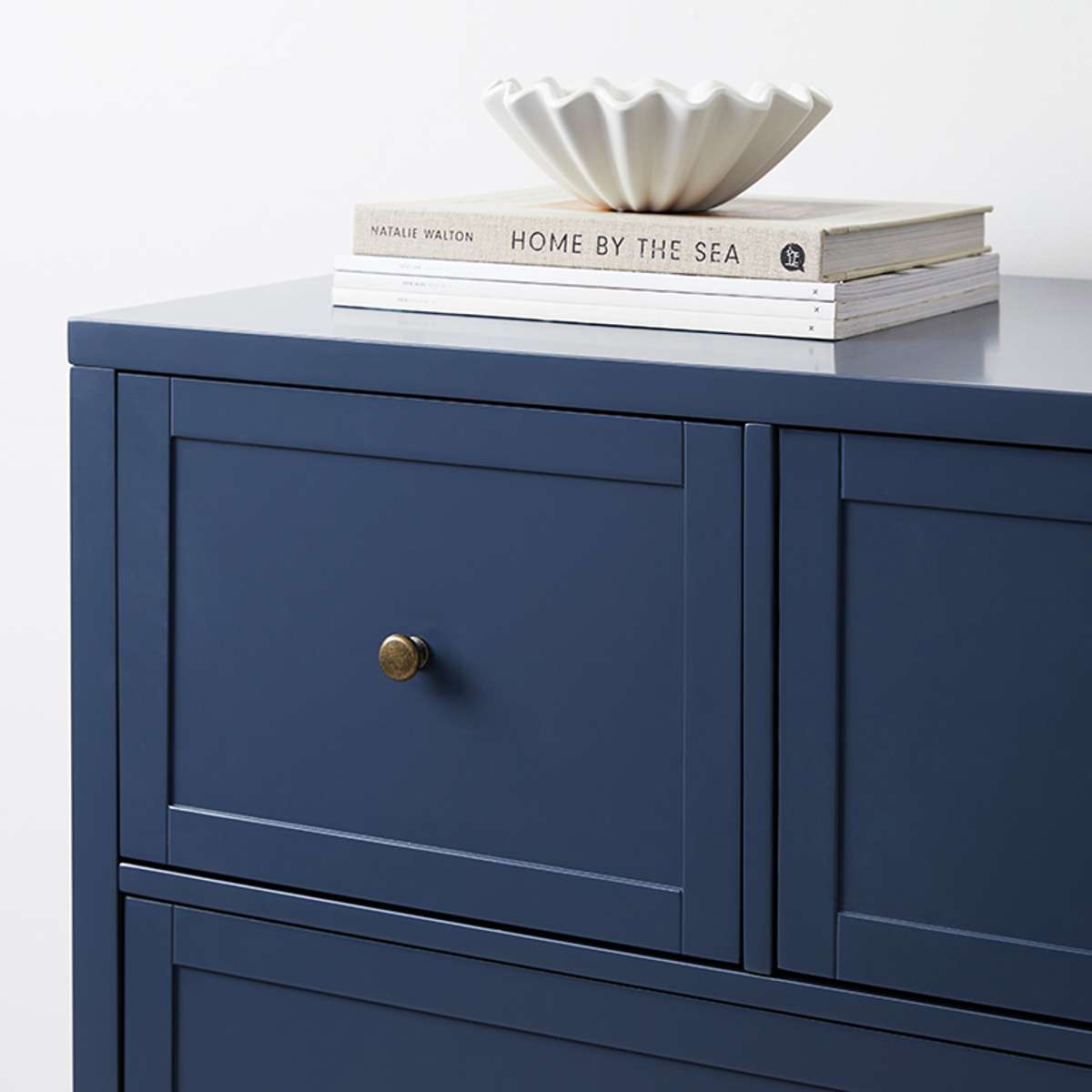 Cove Tallboy Dresser - Midnight Black Wooden Chest of Drawers for Bedroom Storage & Organization | Perfect for Modern Home Decor & Closet Space Saving