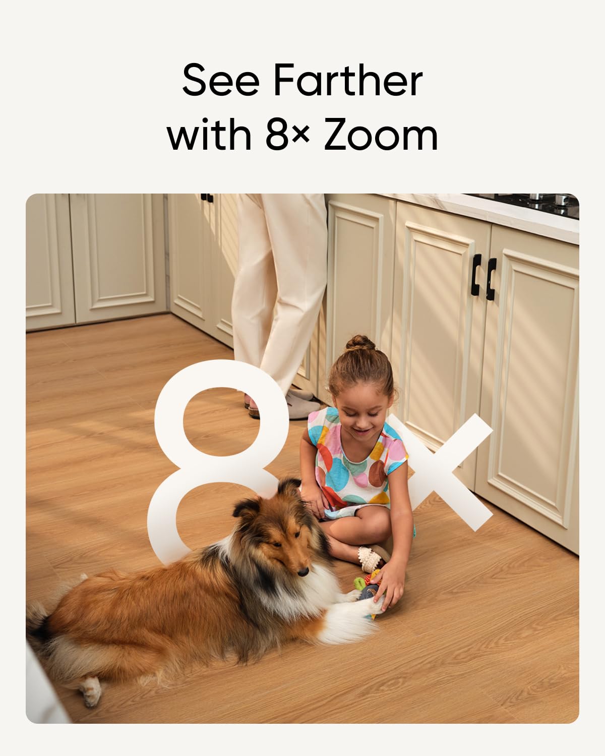 eufy Security Indoor Cam S350 - Dual 4K UHD Cameras with 8× Zoom & 360° PTZ | AI Human/Pet Detection | Wi-Fi 6 | Ideal for Baby Monitoring, Pet Watching & Home Security | Perfect for Nursery, Living Room & Office Surveillance (Renewed)