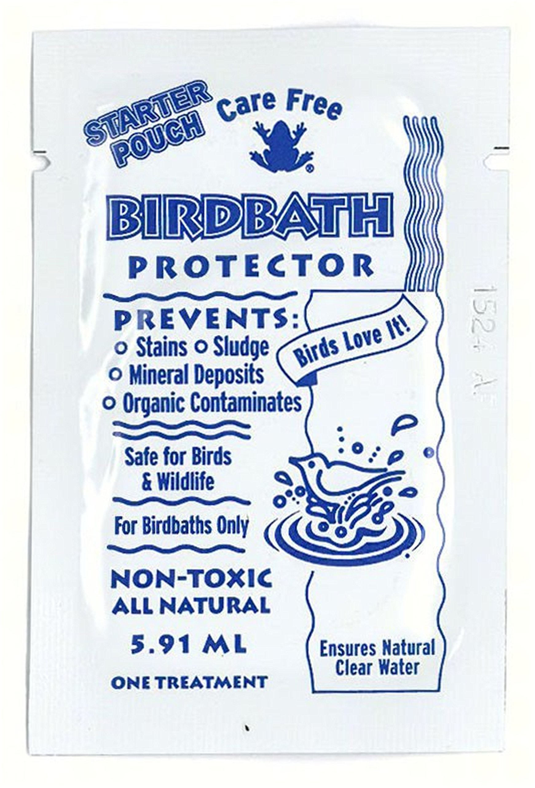 Care Free Enzymes Bird Bath Protector - Prevent Algae & Keep Water Clean | Ideal for Outdoor Bird Baths, Garden Decor & Wildlife Habitats