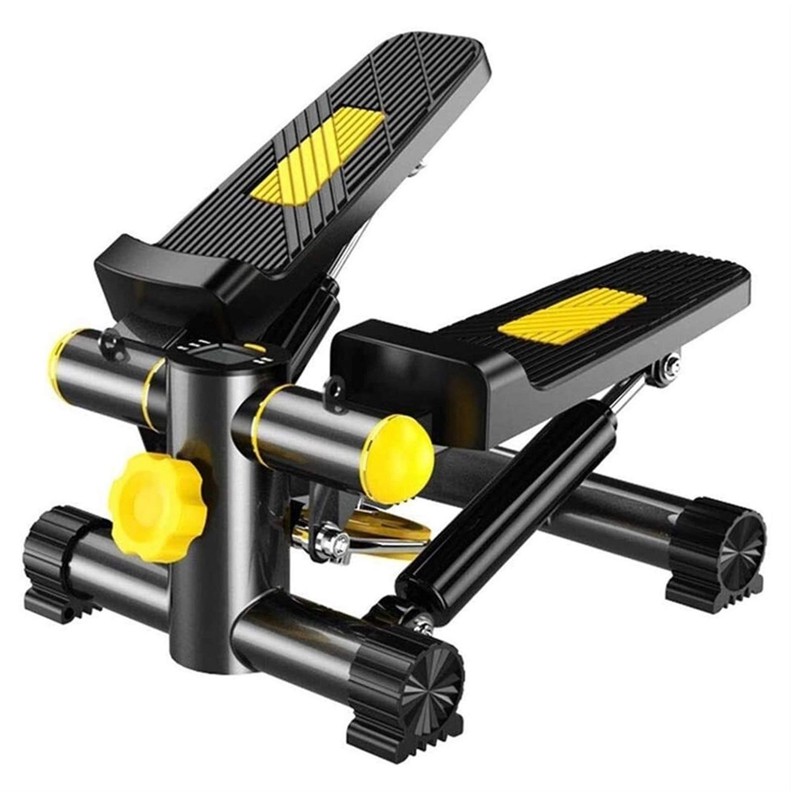 Mini Fitness Twist Stepper with Electronic Display & Resistance Bands - Portable Home Exercise Equipment for Cardio, Leg Workouts & Full Body Training - Perfect for Home Gym, Office Workouts & Physical Therapy
