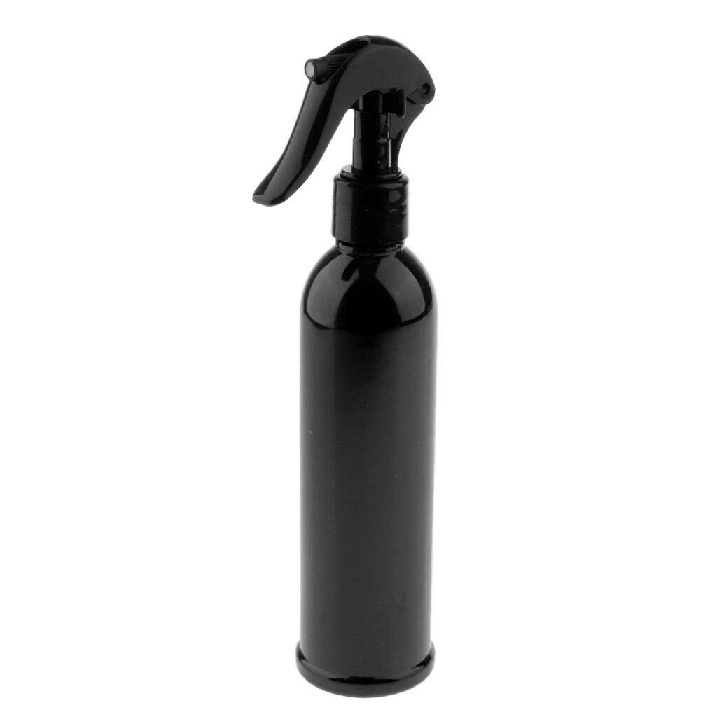 2 Pack Black 250ml Plant Mister Spray Bottle - Fine Mist Water Sprayer for Plants, Flowers, Hair Salon & Home Cleaning (Perfect for Gardening, Styling & Household Use)