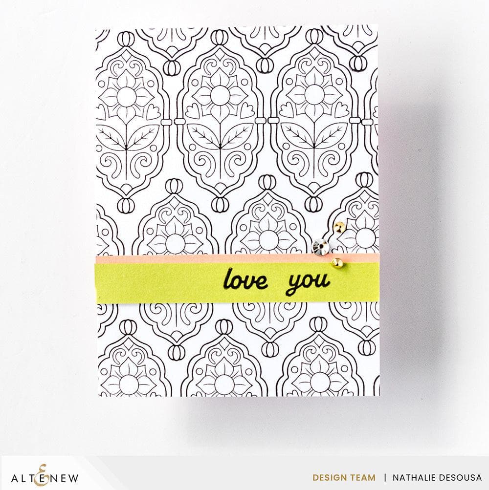 Floral Motif Rubber Stamp Set for DIY Scrapbooking, Card Making & Handmade Crafts - Perfect for Wedding Invitations, Gift Wrapping & Journaling