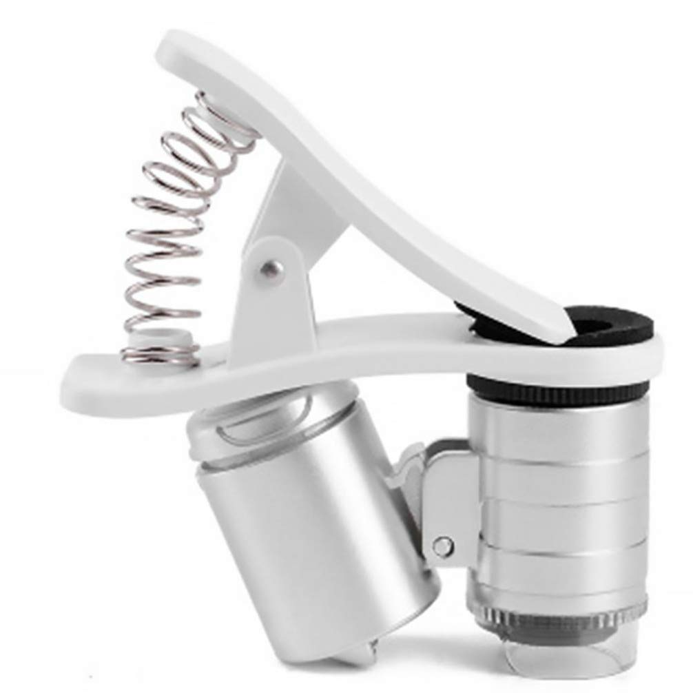 60x LED Currency Microscope with Light - Portable Pocket Magnifier for Coin Collecting, Stamp Inspection & Jewelry Appraisal | Ideal for Hobbyists & Professionals