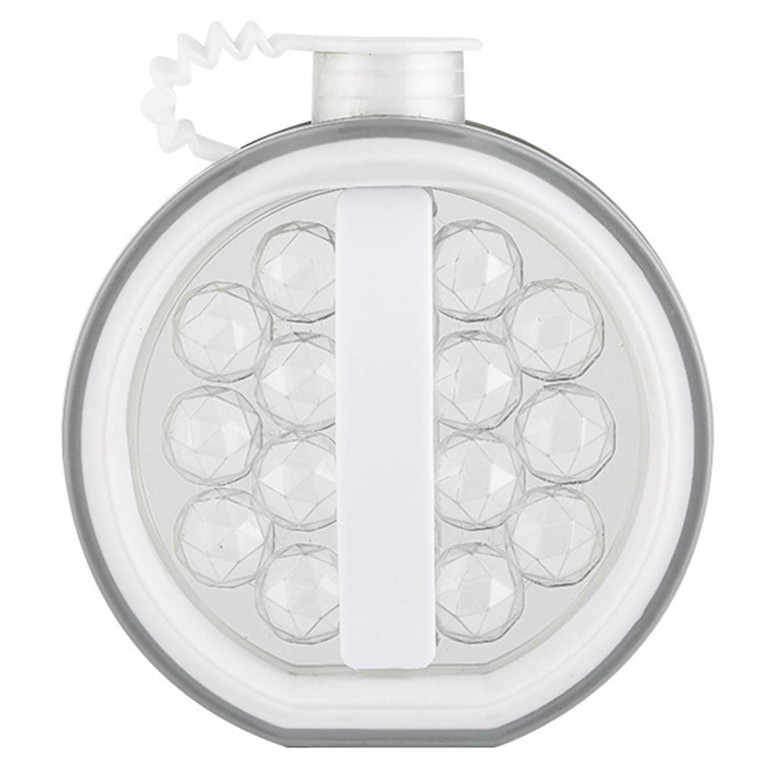 CHUANGRUN 2-in-1 Portable Ice Ball Maker & Water Bottle - 18 Grid Ice Cube Tray for Cocktails, Whiskey, and Beverages | Perfect for Home Parties, Outdoor Sports, and Camping