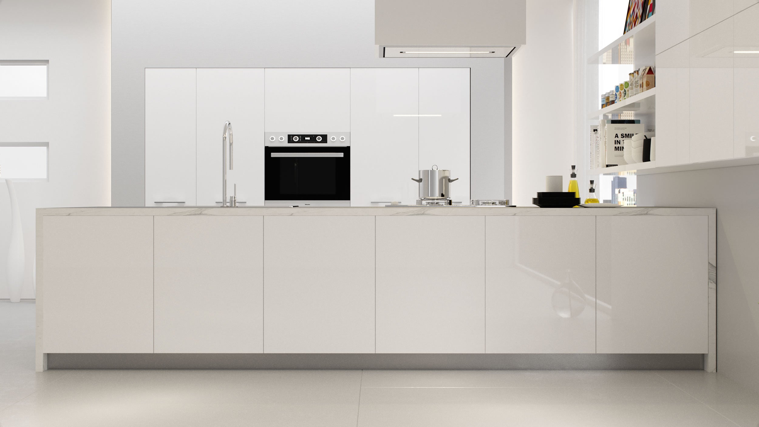 Modern Barcelona Line Kitchen Cabinets - Stylish & Durable Storage for Home & Restaurant Use - Perfect for Kitchen Remodeling & Organization