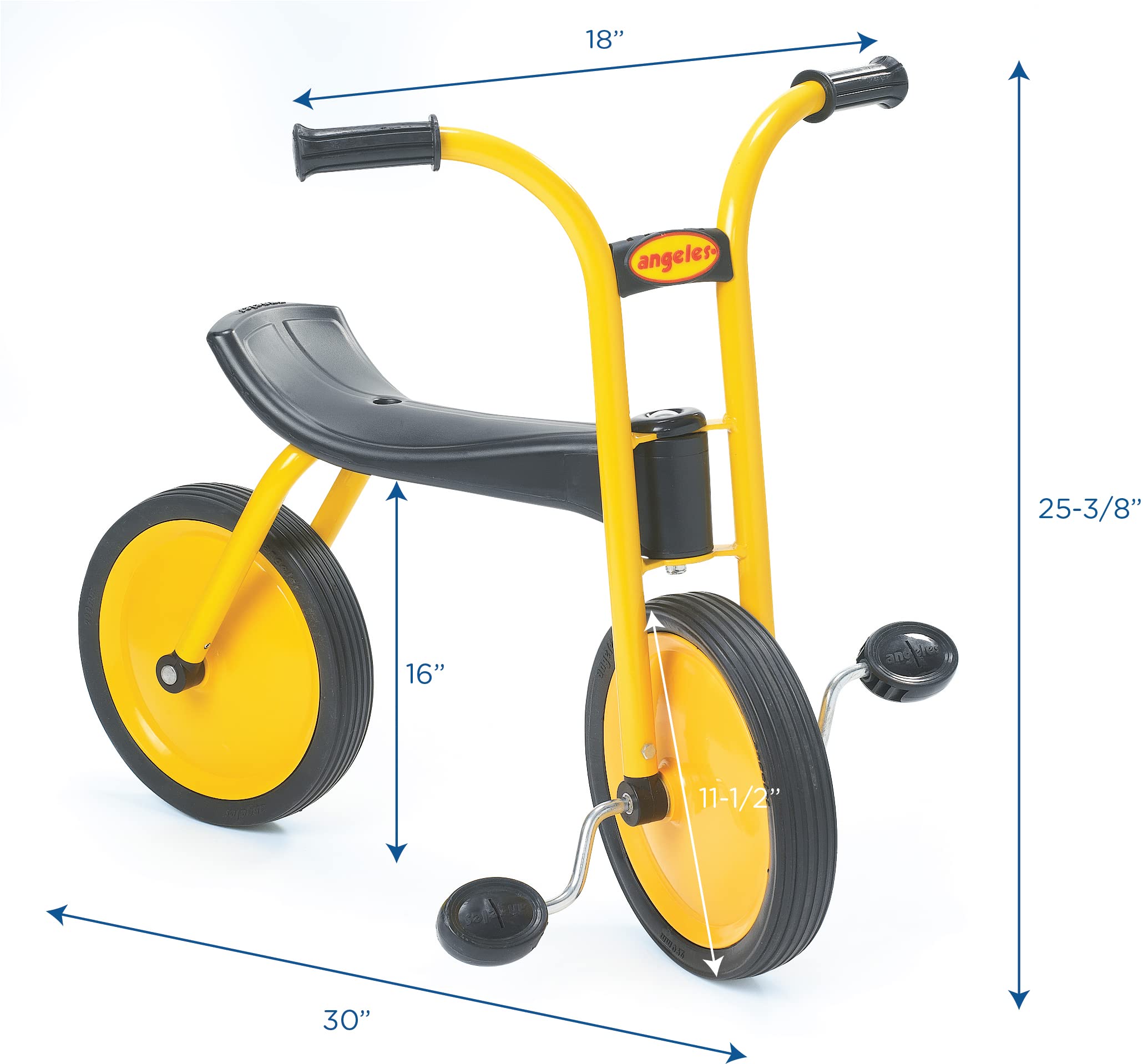 Best Toddler Tricycle for Kids - Children's Factory MyRider Bike with Durable Rubber Wheels | Yellow & Black Design | Perfect for Outdoor Play, Backyard Riding & Preschool Learning Activities