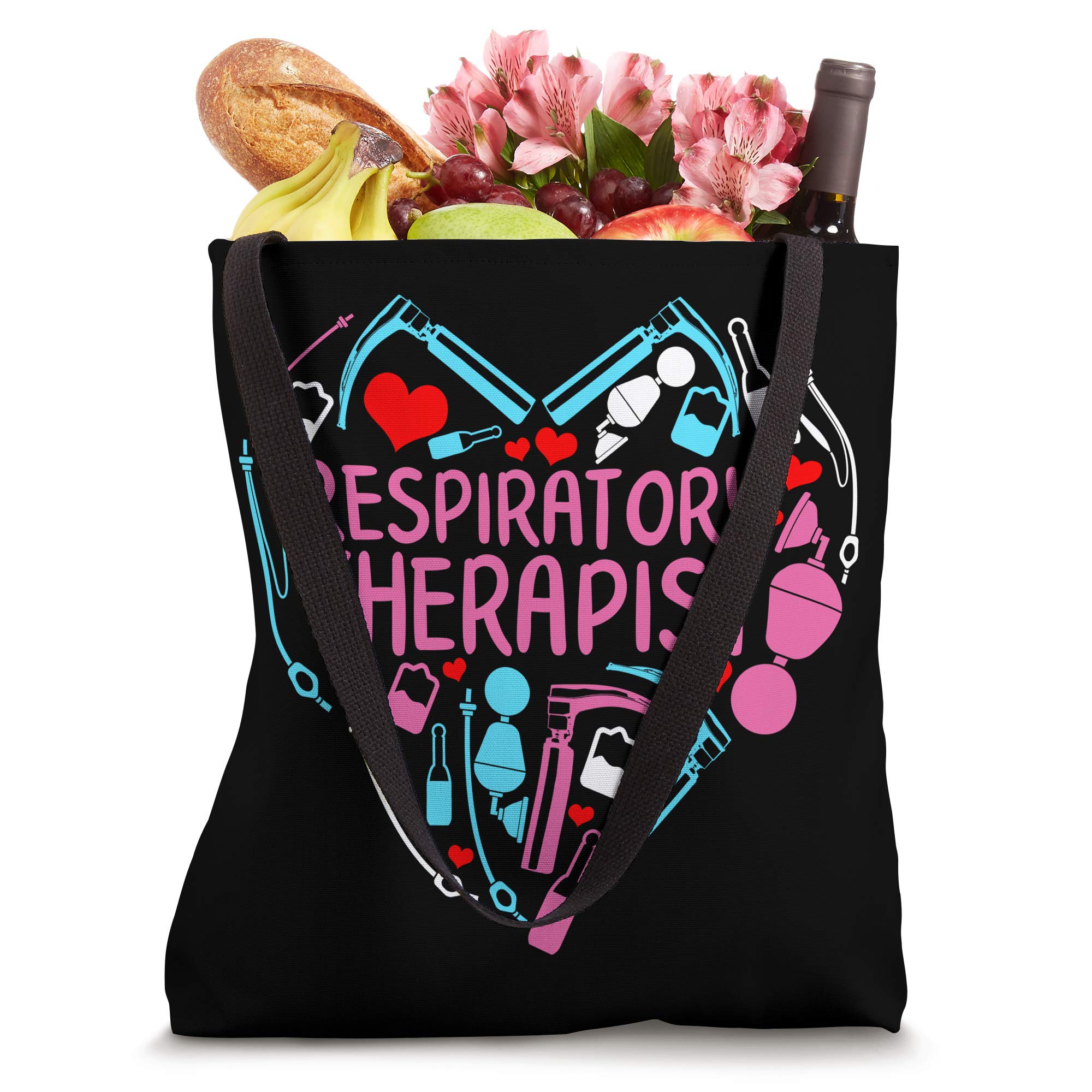 RT Care Week Tote Bag - Respiratory Therapist Gift, Lung Squad Design - Perfect for Work, School & Shopping
