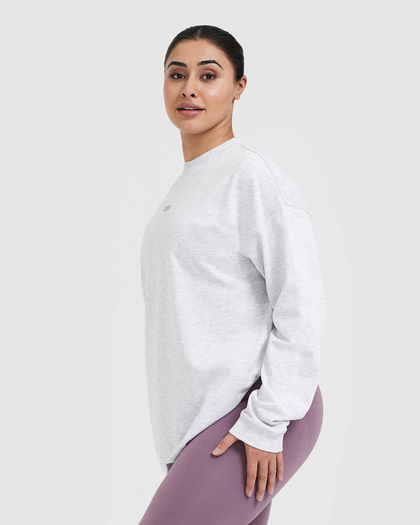 Raising The Bar Graphic Unisex Long Sleeve T-Shirt | Light Grey Marl | Casual Streetwear for Men & Women | Perfect for Everyday Wear, Gym & Outings