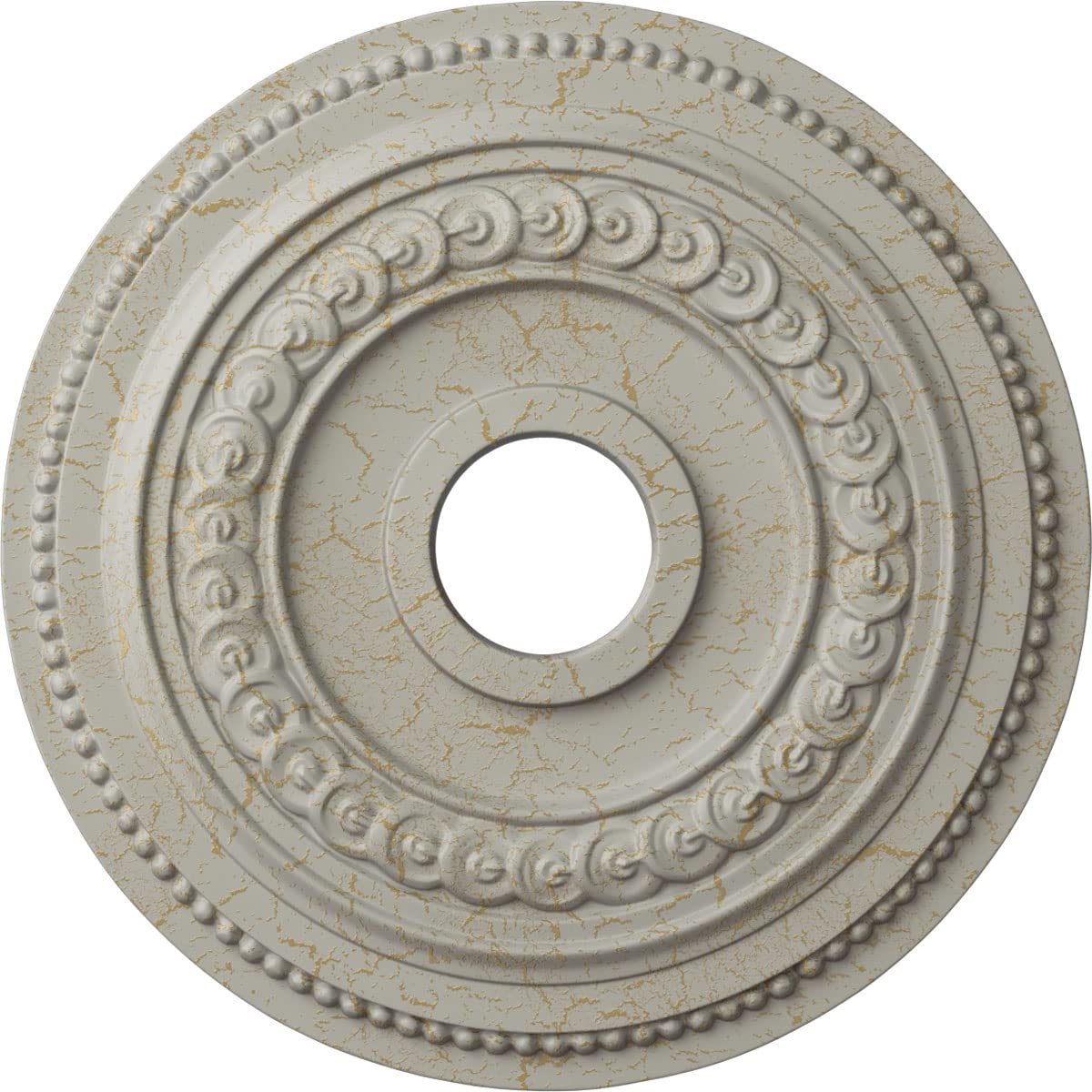 Ekena Millwork CM18OL1PCC Oldham Ceiling Medallion - 18