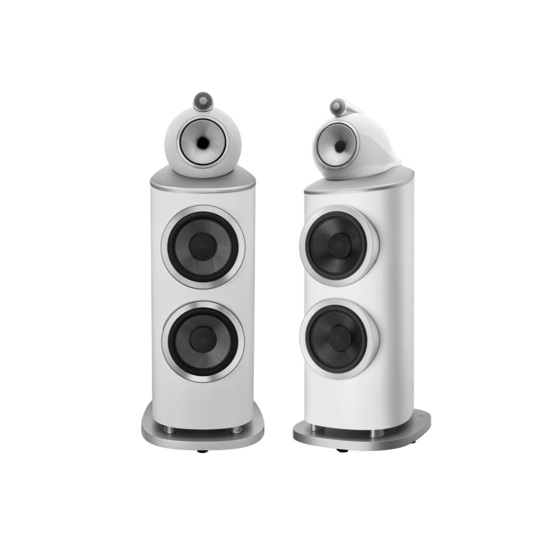 Bowers & Wilkins 801 D4 Premium Floorstanding Speakers (Pair) - High-End Audio for Home Theater & Music Listening