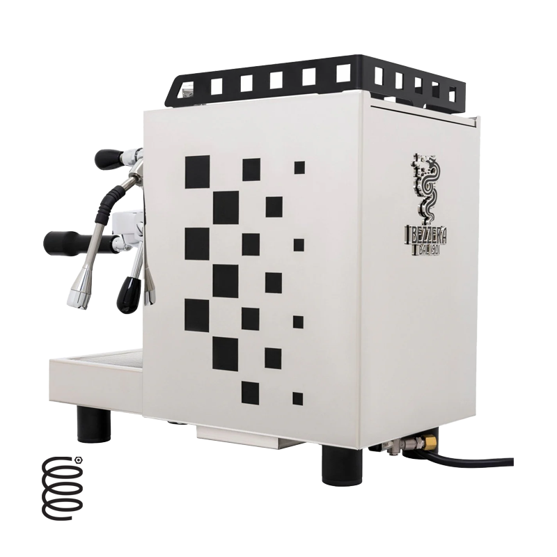Bezzera Aria TOP Professional Espresso Machine - Semi-Automatic Coffee Maker with PID Temperature Control for Home Baristas & Coffee Shops - Perfect for Latte, Cappuccino & Espresso Drinks