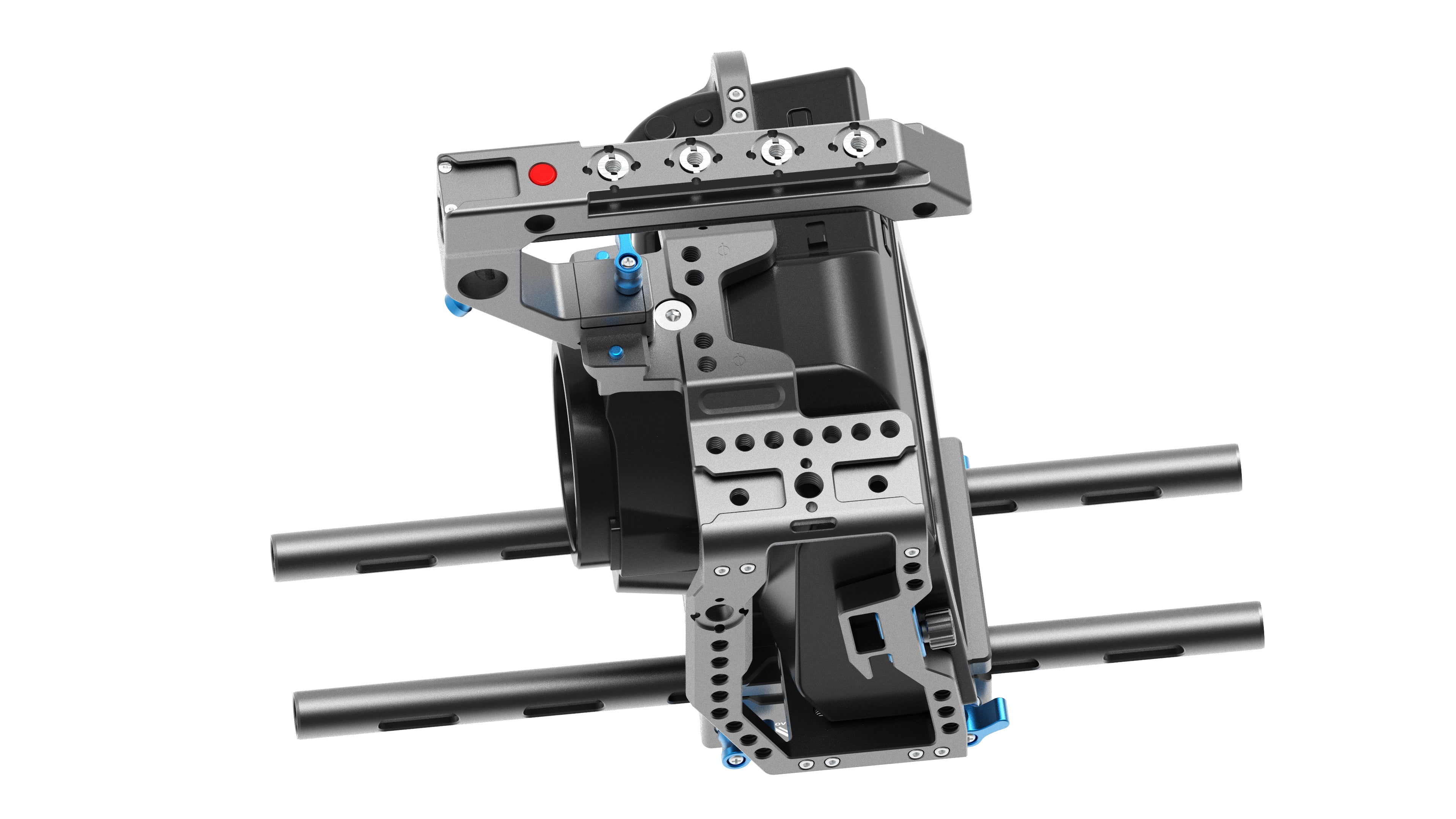 Kondor Blue Blackmagic Pocket 6K Pro Base Rig (Space Gray) - Professional Camera Rig for Filmmaking & Videography - Perfect for DSLR Video Production, YouTube Content Creation & Cinematic Shoots