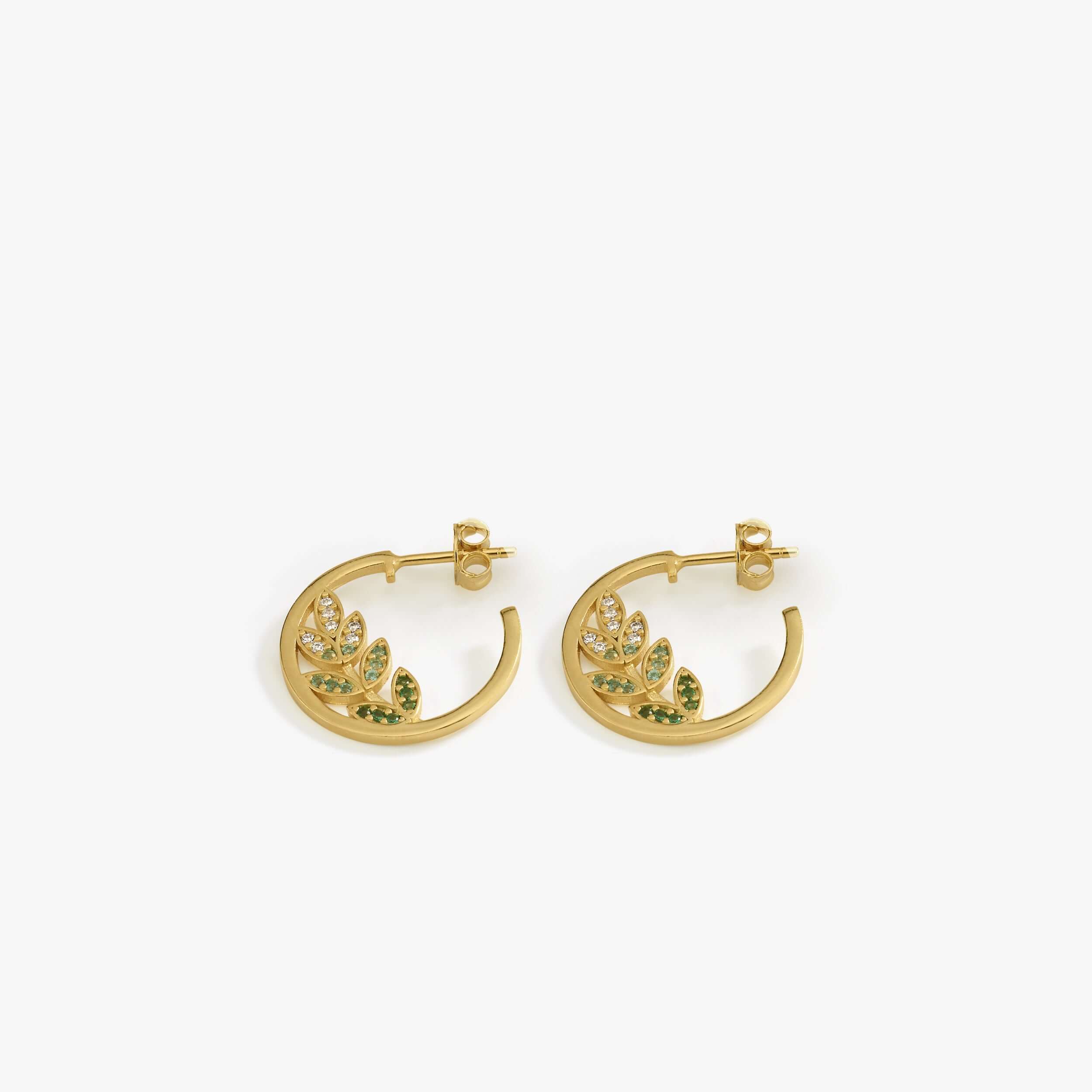 14K Gold Vermeil Olive Earrings - Elegant Dainty Studs for Women, Perfect for Everyday Wear, Gift Giving & Special Occasions