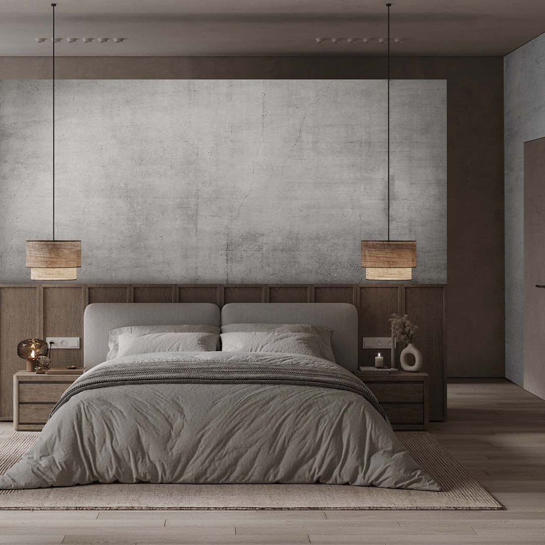 Gray Concrete Texture Wall Mural AM106 - Peel and Stick Removable Wallpaper for Modern Home & Office Decor - Perfect for Accent Walls, Living Rooms, Bedrooms, and Commercial Spaces