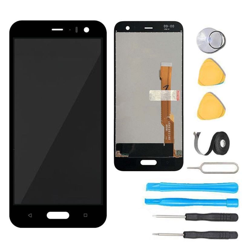 HTC U11 Life 5.2 Inch LCD Screen Replacement with Digitizer - Premium Repair Kit (Black) | Fix Cracked/Broken Display for DIY Smartphone Repair | Perfect for Home, Office or Travel Use