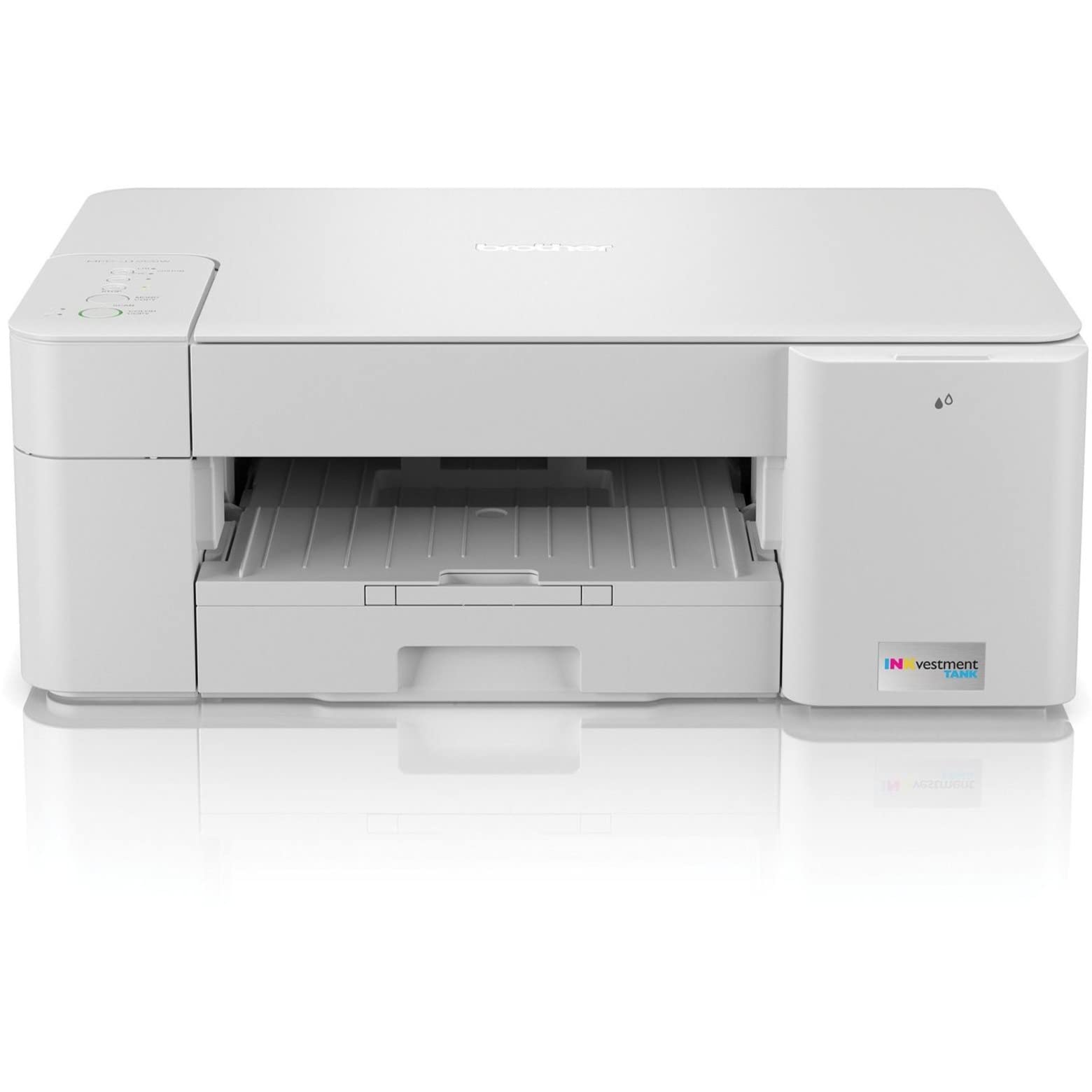 Brother MFC-J1205W Wireless All-in-One Color Inkjet Printer with INKvestment-Tank, 1-Year Ink Supply - Home & Office Printing, Scanning, Copying & Faxing - Ideal for Small Businesses & Remote Work