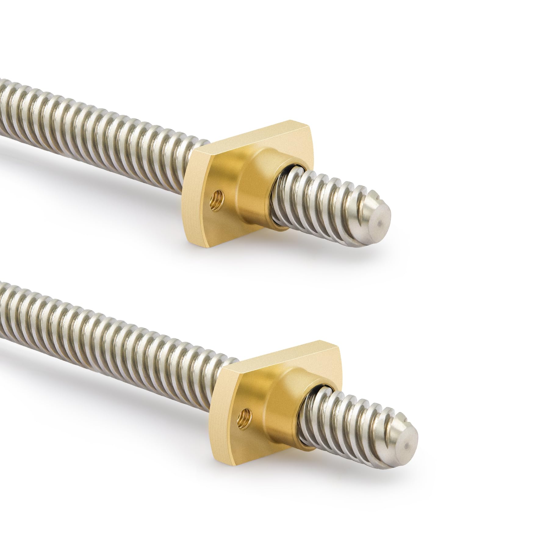 2PC T8x8 365mm Lead Screw with Brass Nut - 3D Printer Upgrade Kit for Ender 3 V2, Ender 3 Pro, Ender 3 Neo & Voxelab Printers | High-Precision Z-Axis Upgrade for Smoother 3D Printing