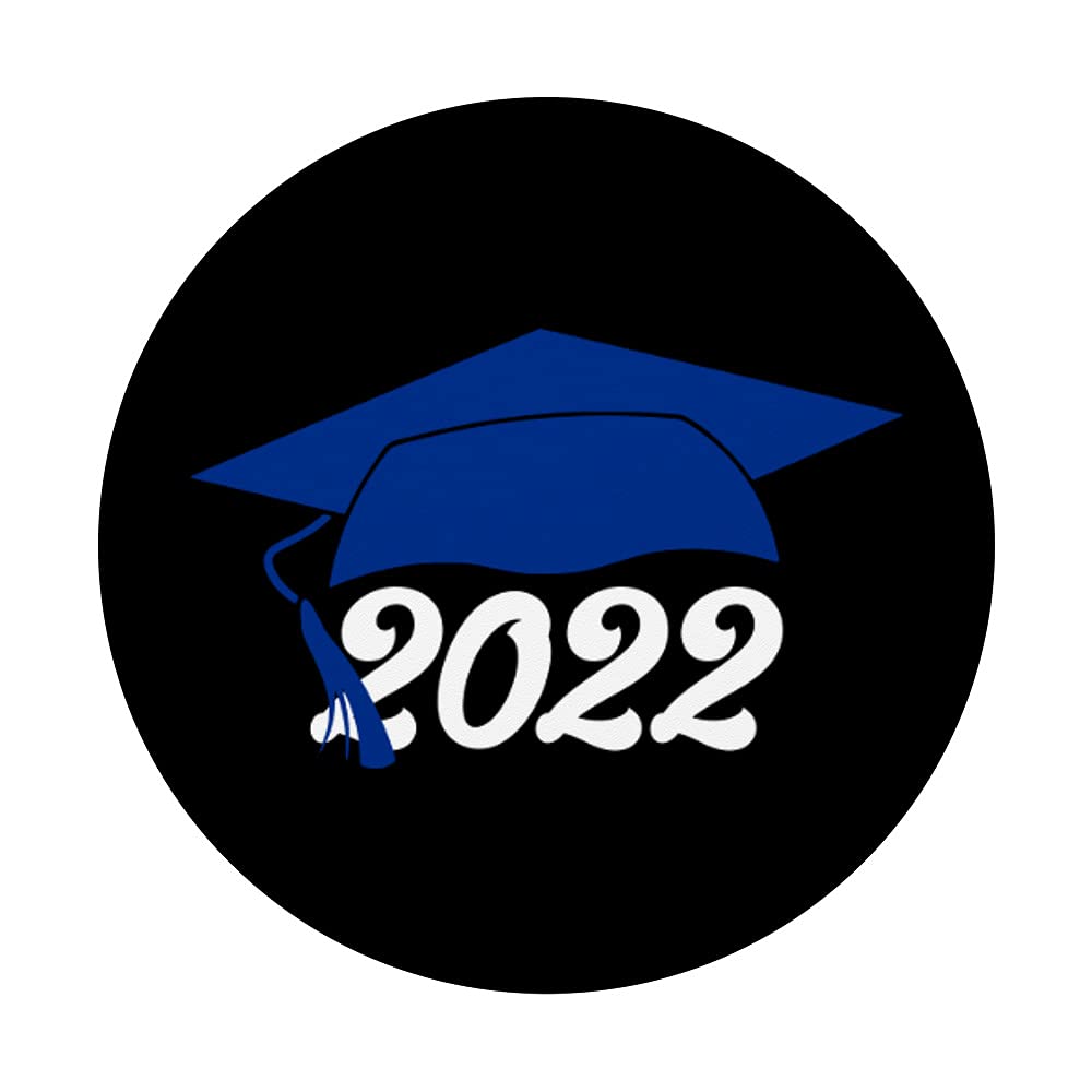 Class of 2022 Royal Blue Graduation Regalia PopSockets Swappable PopGrip - Perfect for Graduation Ceremonies, Photo Sessions & School Pride