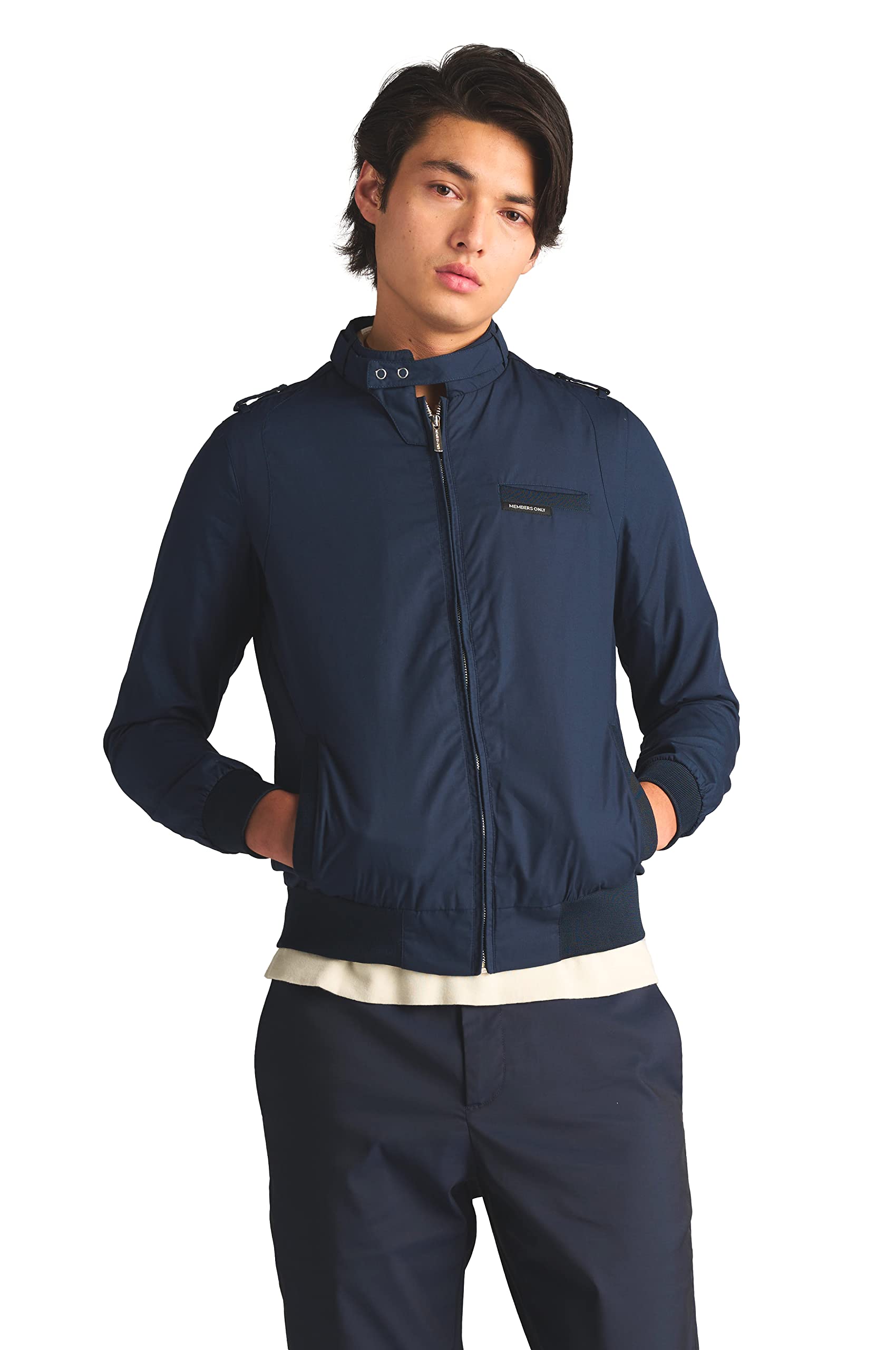 Members Only Classic Iconic Racer Lightweight Bomber Jackets Unisex - Perfect for Casual Outings & Outdoor Adventures