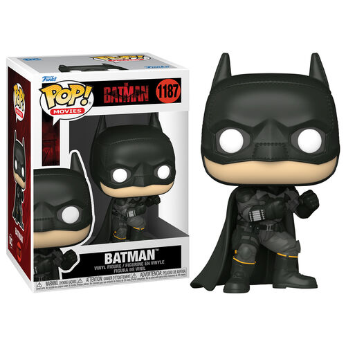 DC Heroes The Batman Movie Pop! Vinyl Figure Collectible - Batman Action Figure [1187] - Perfect for Superhero Fans, Movie Collectors & Home Office Decor