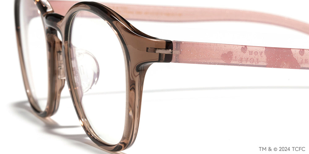 JINS x Care Bears Love A Lot Bear Glasses - Cute Anime-Inspired Eyewear for Kids & Adults - Perfect for Cosplay, Gifts, and Everyday Wear